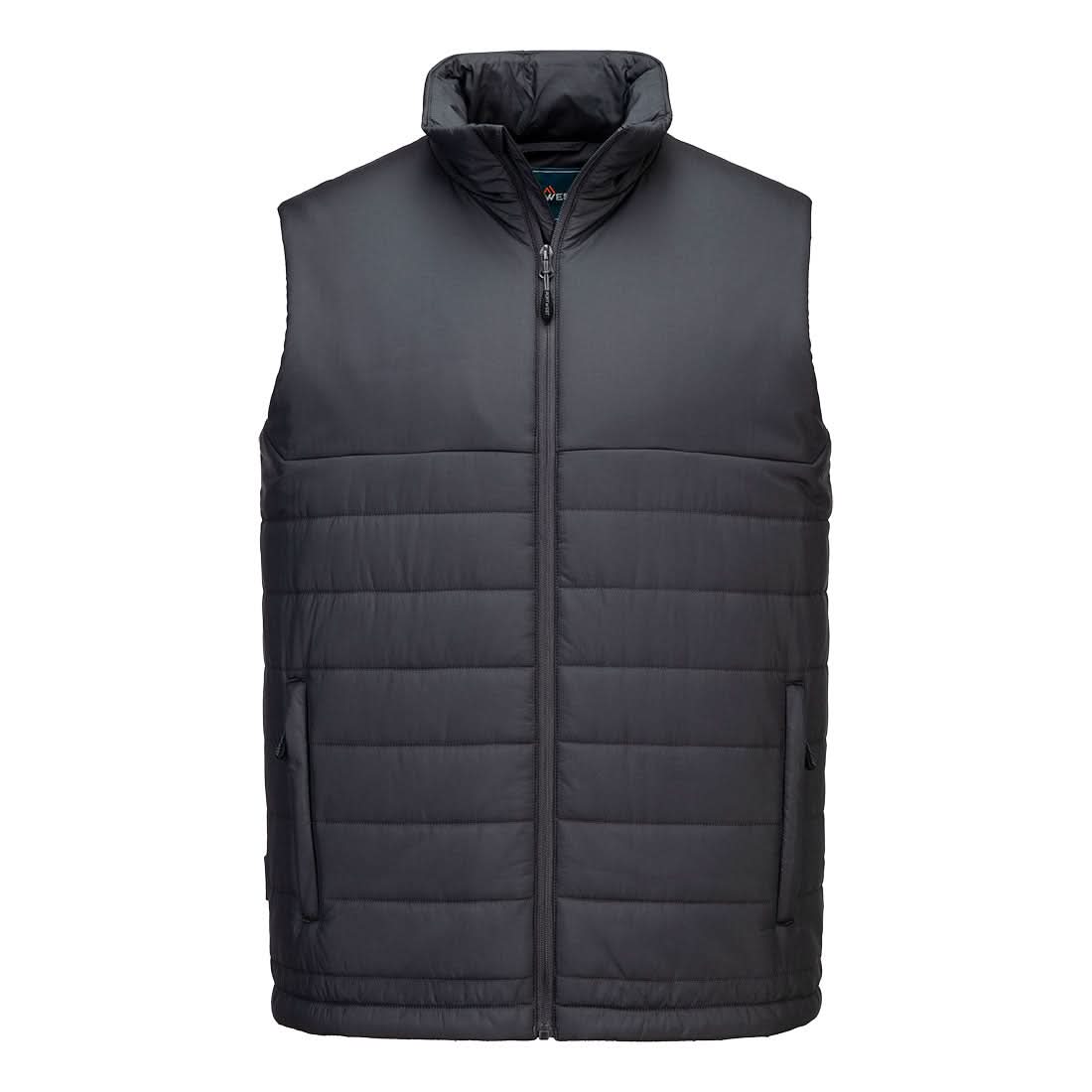 Portwest Professional Insulated Baffle Gilet S606 - Metal Grey - Customisable Gilets & Body Warmers
