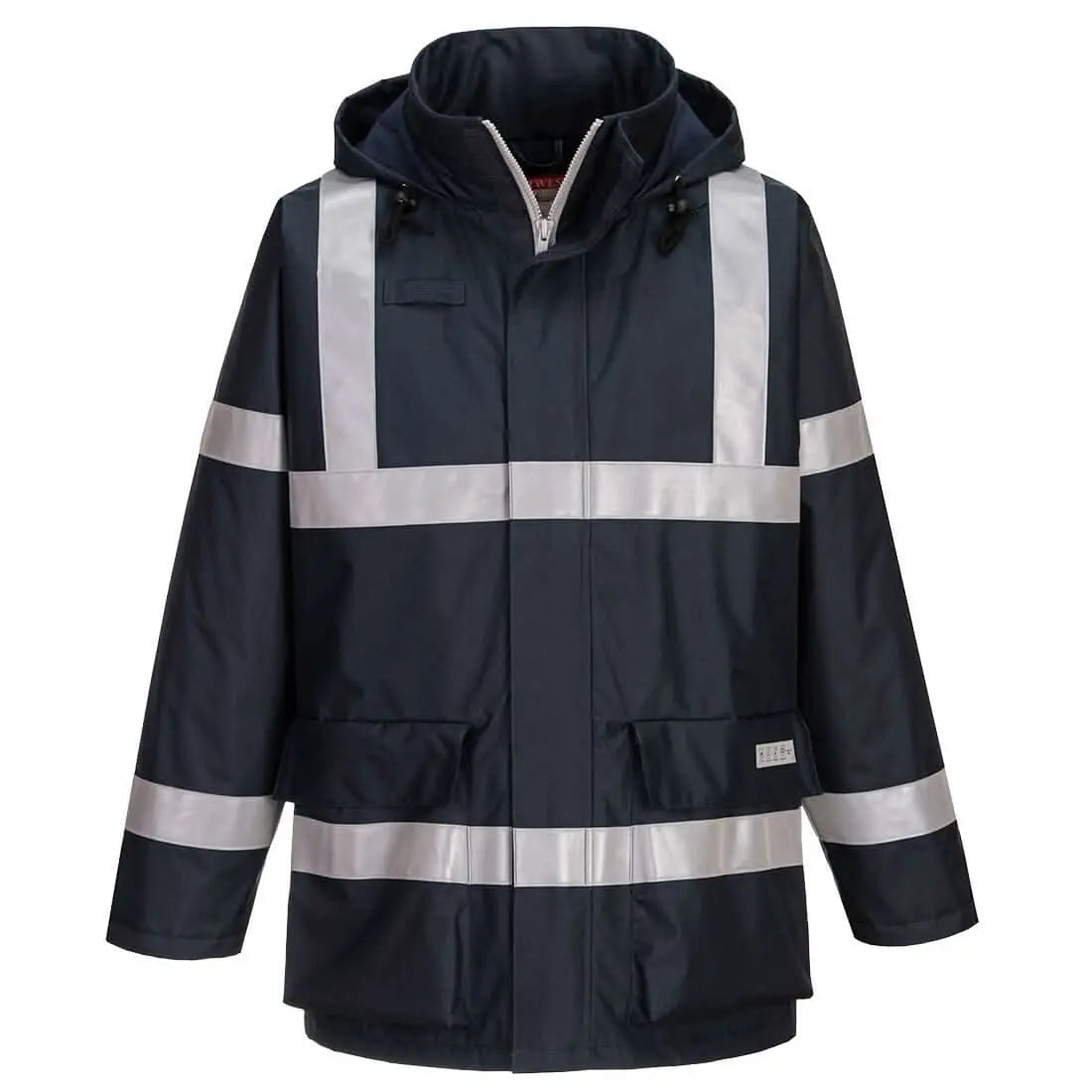 Bizflame Rain Fr Winter Jacket S785 - Navy - Customisable Insulated Jackets
