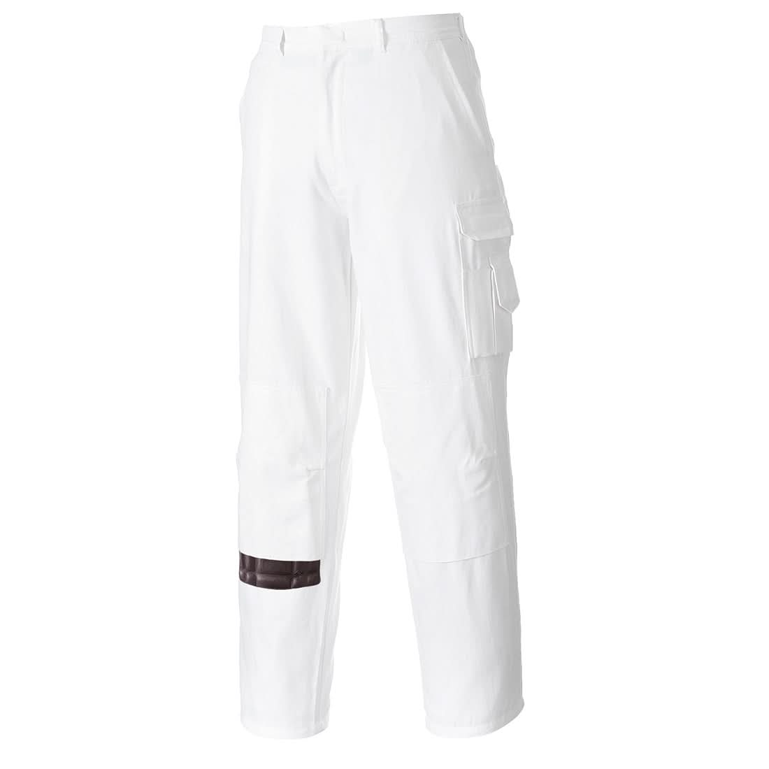 Portwest Painters Trousers S817 - White Tall - Customisable Trousers
