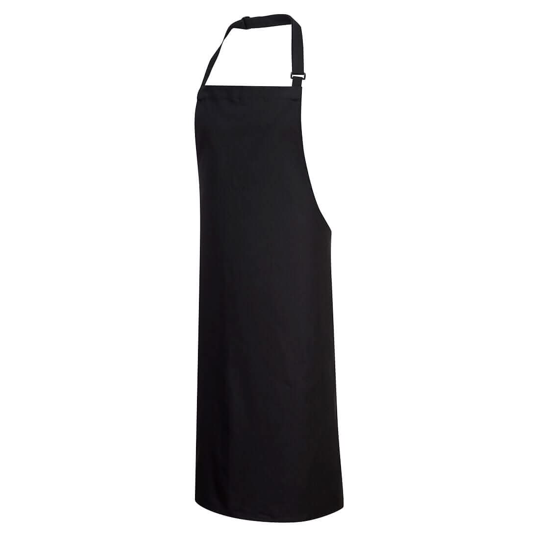 Portwest Cotton Bib Apron S840 - Black - Customisable Apron