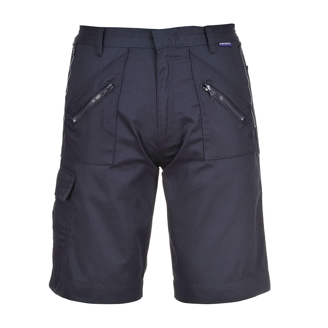 Portwest Action Shorts S889 - Navy - Customisable Shorts