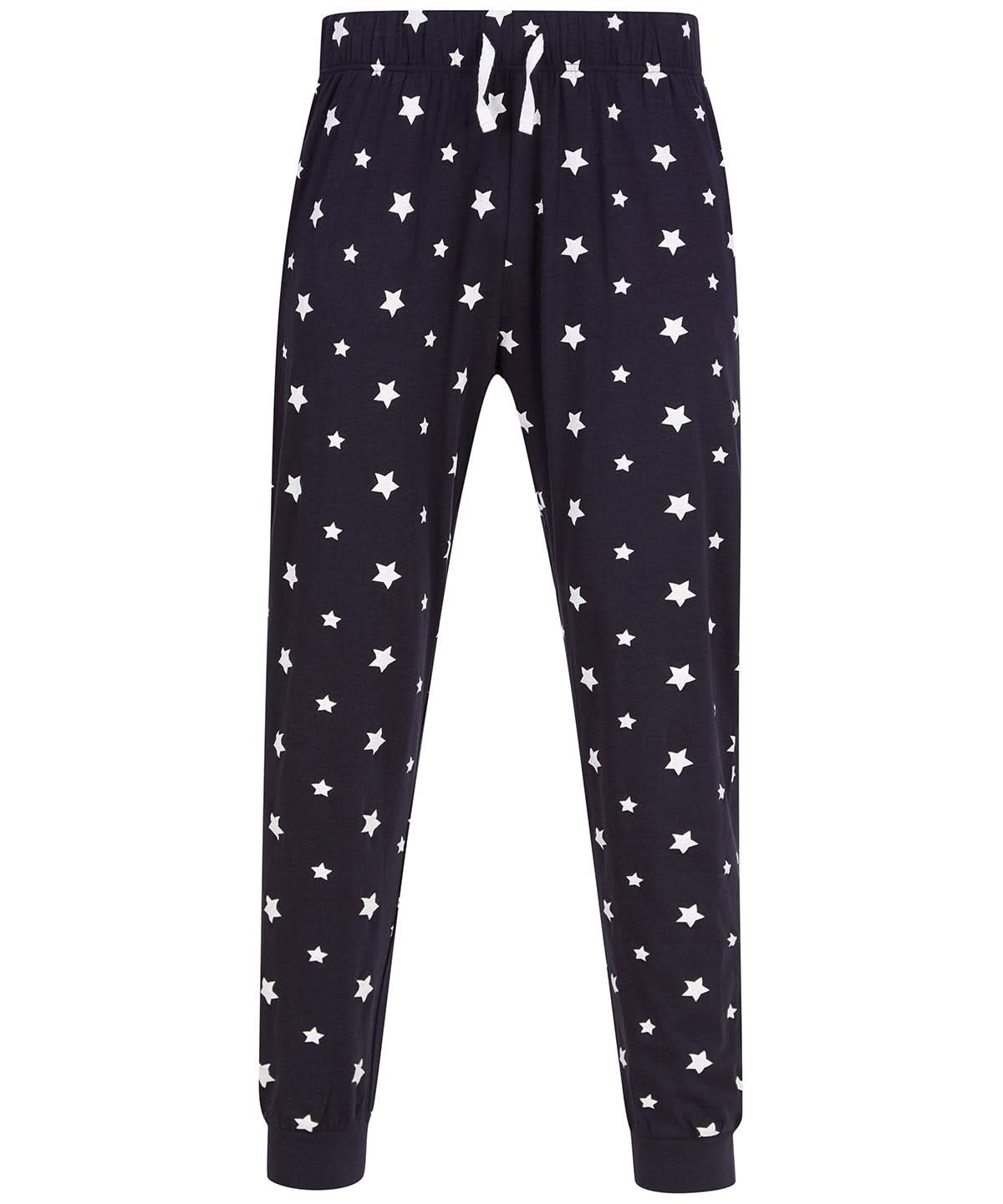 SF Lounge pants M86 SFM86 - Navy White Stars - Customisable Loungewear Bottoms