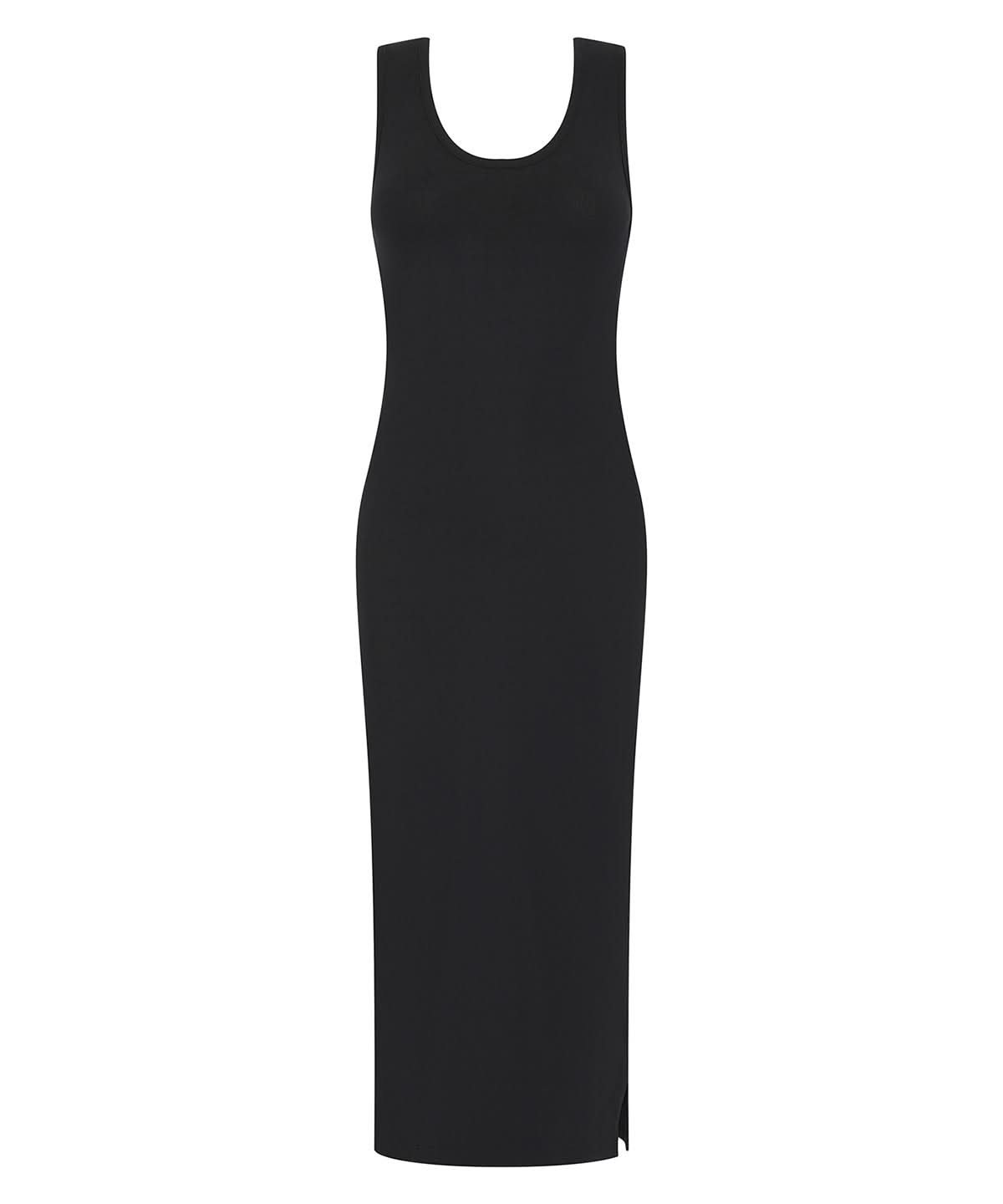 SF Womens racerback midi dress SK114 - Black - Customisable Dresses