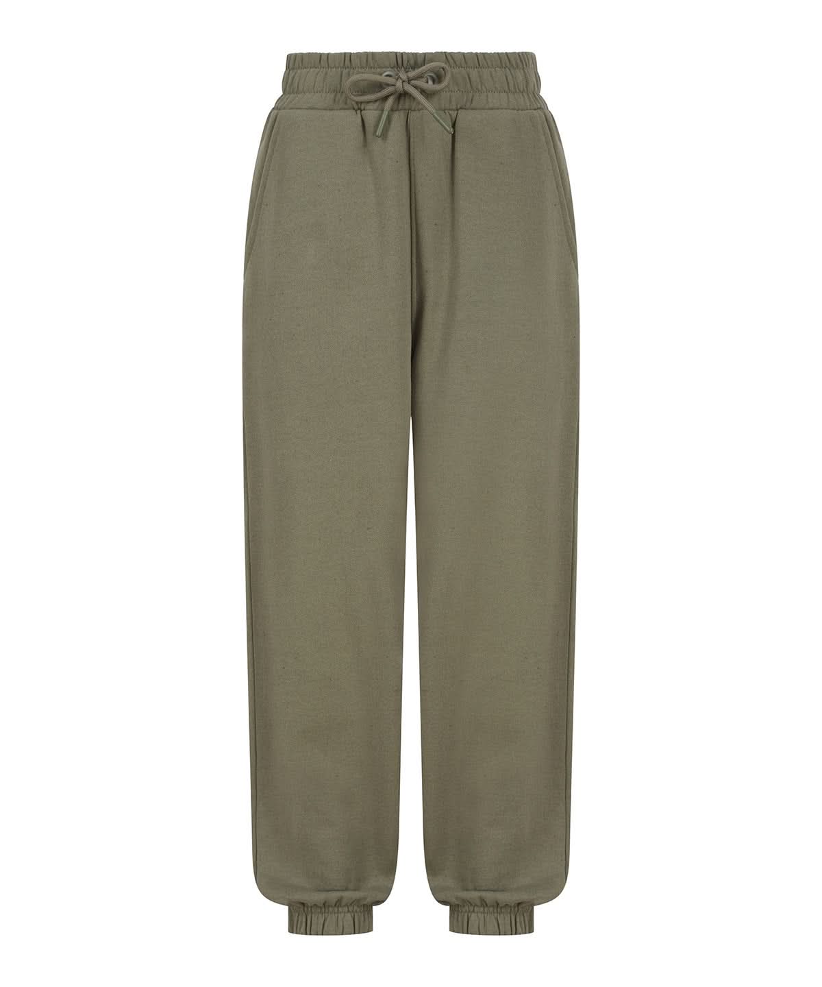 SF Kids sustainable fashion cuffed joggers SM430 - Khaki - Customisable Joggers