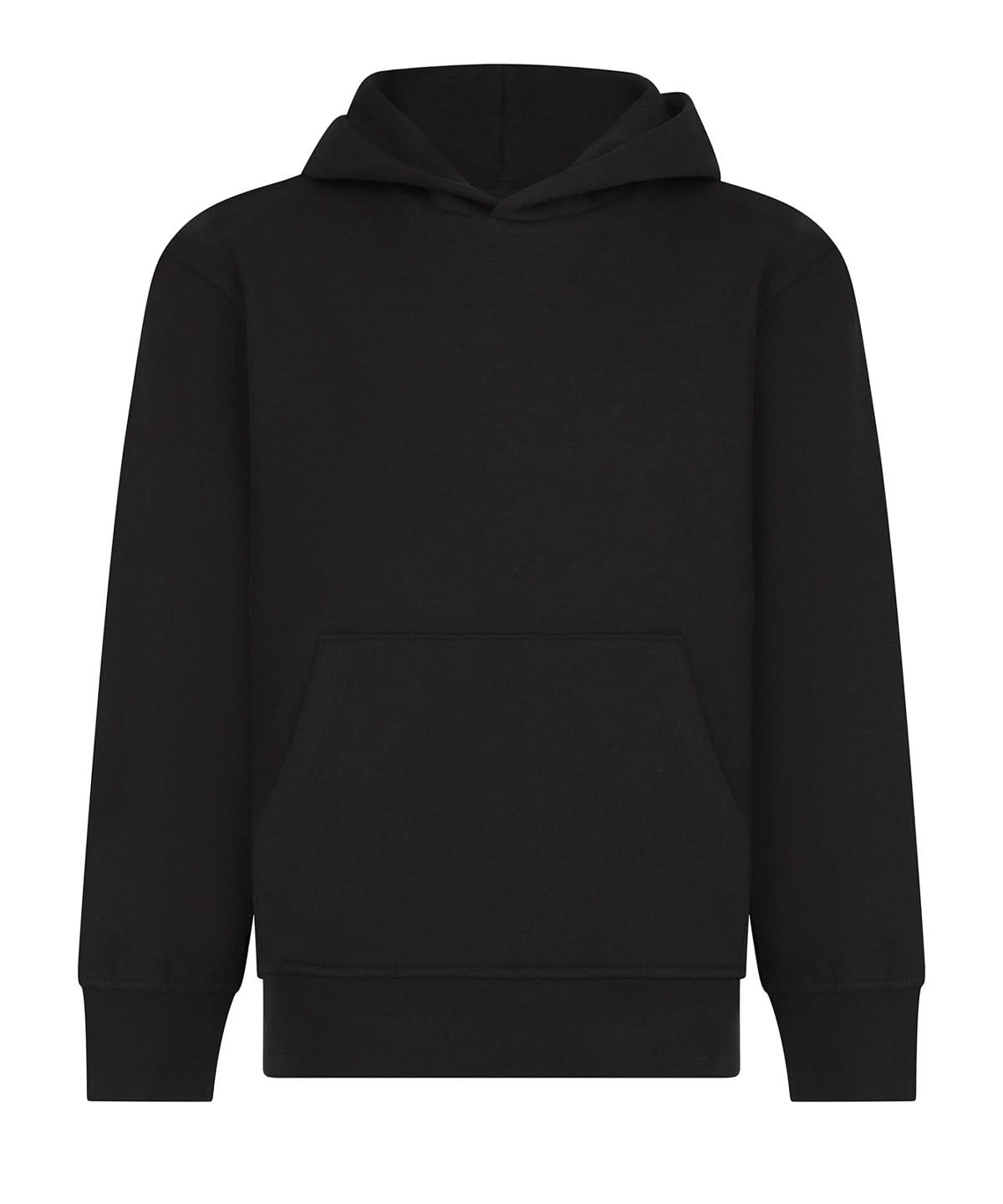SF Kids sustainable fashion hoodie SM531 - Black - Customisable Hoodies