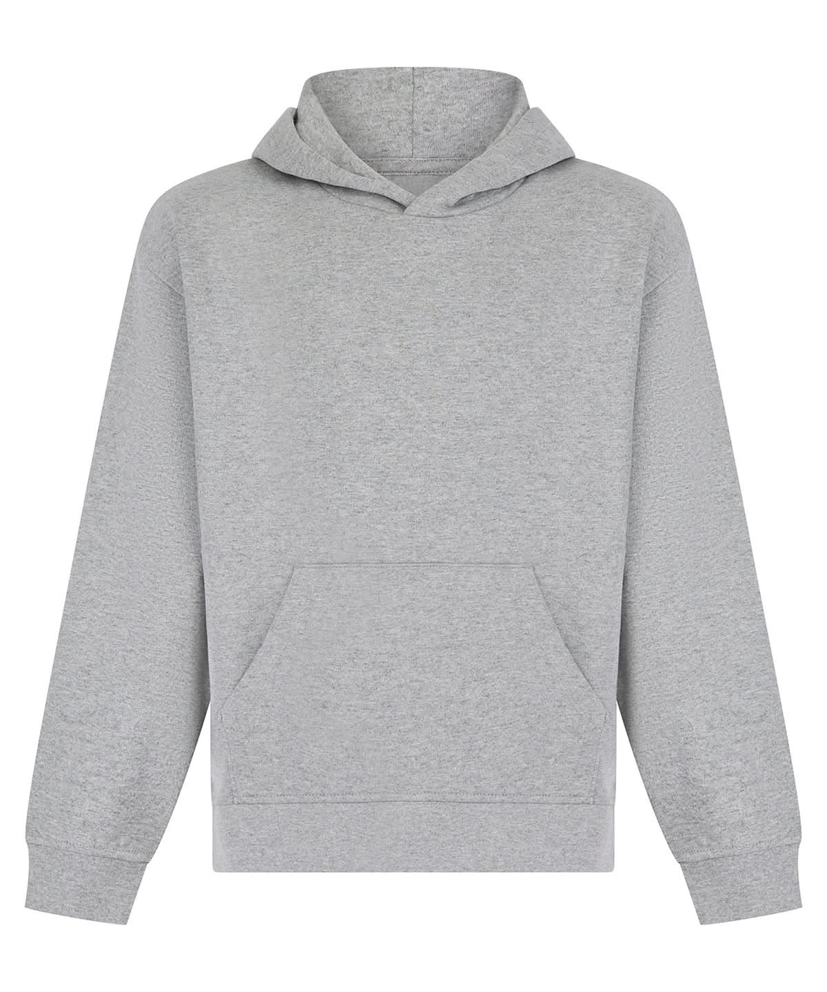SF Kids sustainable fashion hoodie SM531 - Heather Grey - Customisable Hoodies