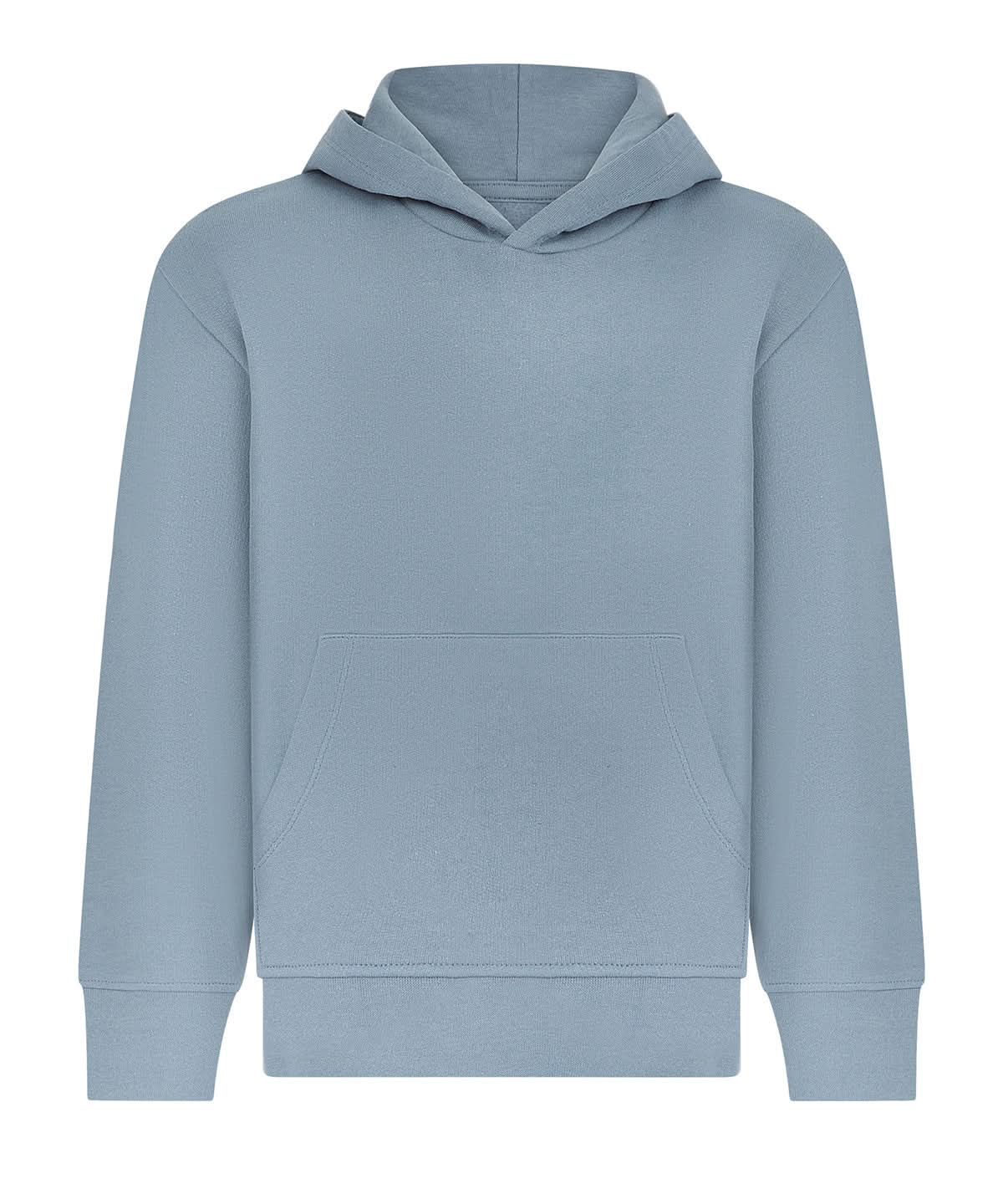 SF Kids sustainable fashion hoodie SM531 - Stone Blue - Customisable Hoodies