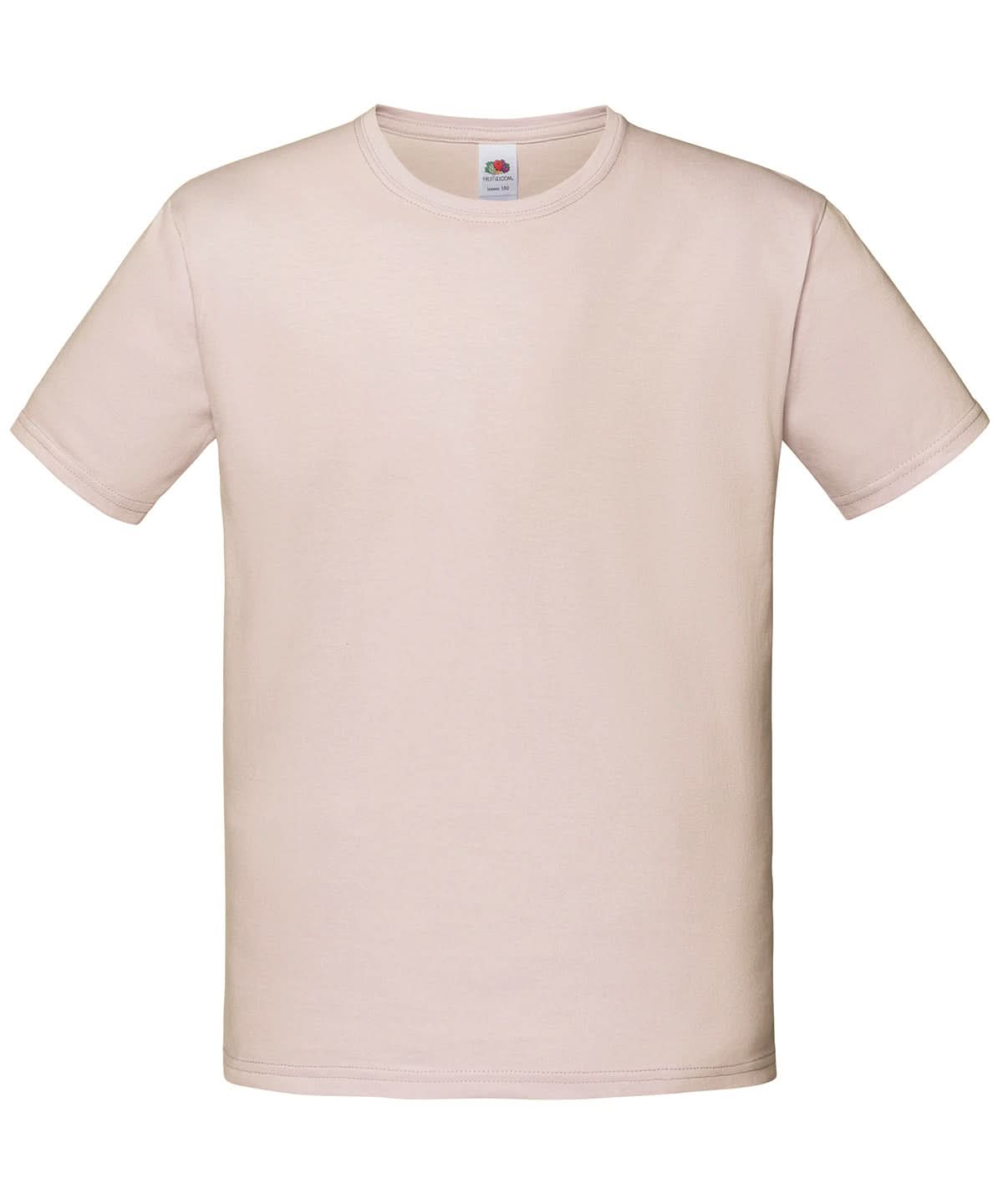 Fruit of the Loom Kids iconic 150 T Powder Rose SS023 - Powder Rose - Customisable T-Shirts
