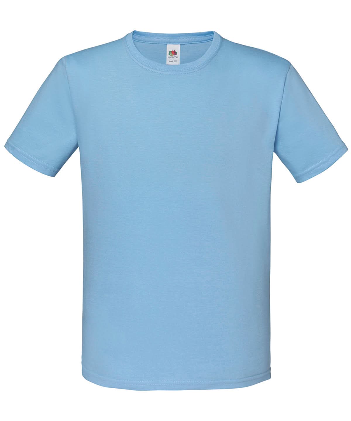 Fruit of the Loom Kids iconic 150 T Sky Blue SS023 - Sky Blue - Customisable T-Shirts