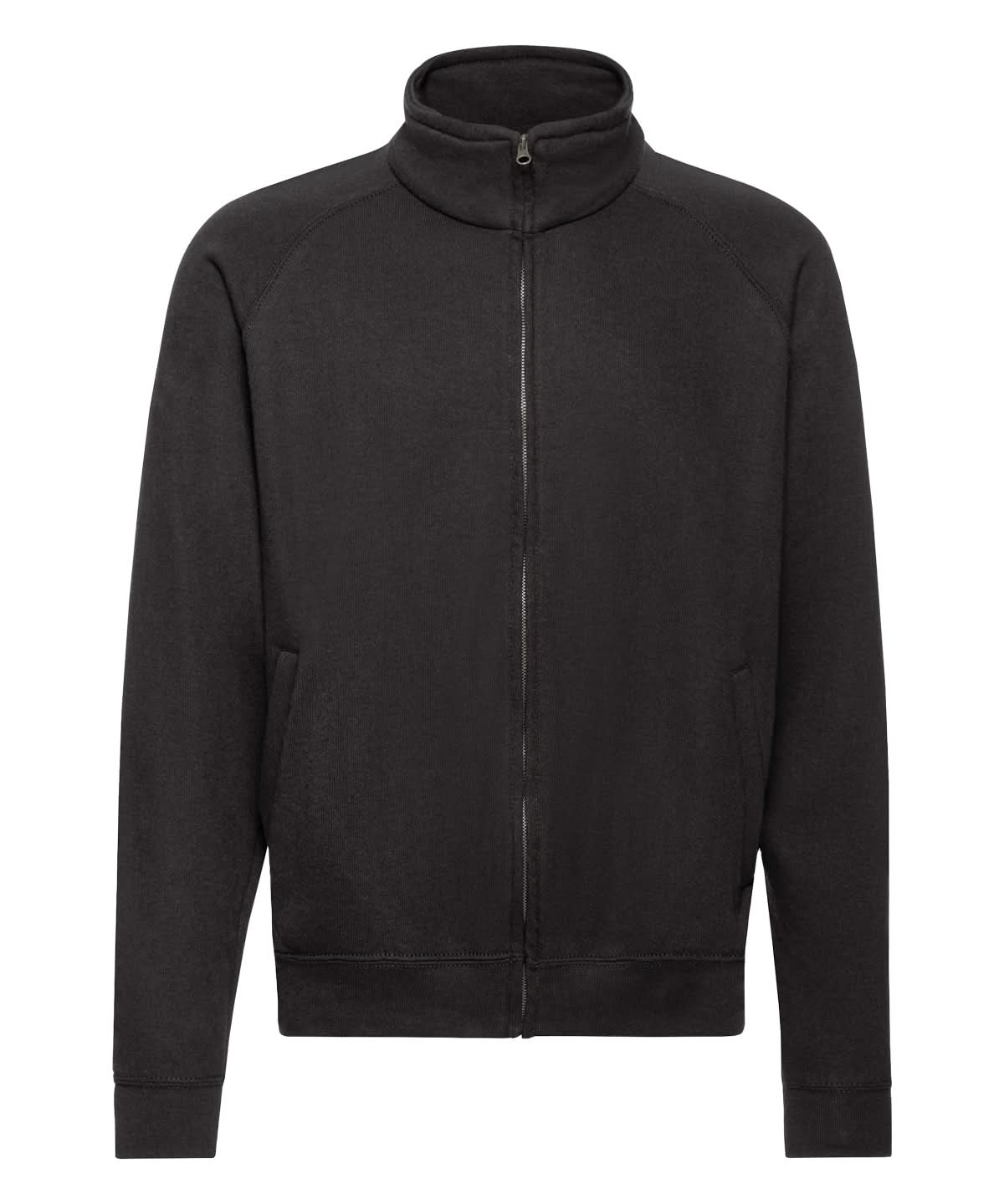 Fruit of the Loom Classic 8020 Sweatshirt Jacket ss226 - Black* - Customisable Jackets