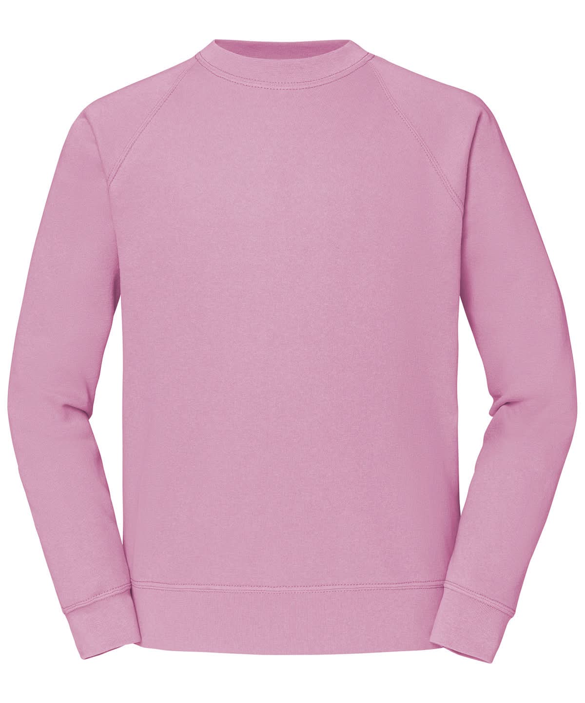 Fruit of the Loom Classic 8020 Raglan Sweatshirt SS270 - Light Pink - Customisable Sweatshirts