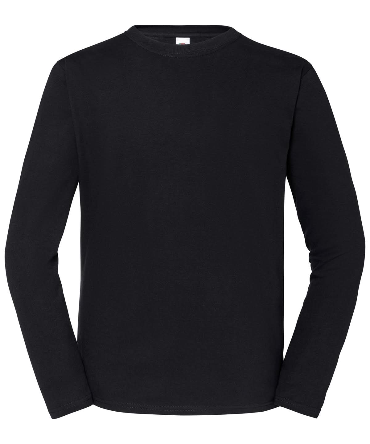 Fruit of the Loom Fruit Of The Loom Iconic 195 Ringspun Premium Long Sleeve T SS434 - Black* - Customisable T-Shirts