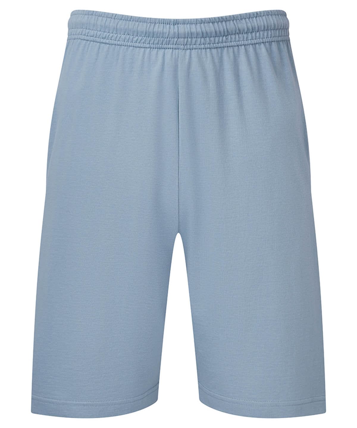 Fruit of the Loom Fruit Of The Loom Iconic 195 Jersey Shorts SS435 - Mineral Blue - Customisable Shorts