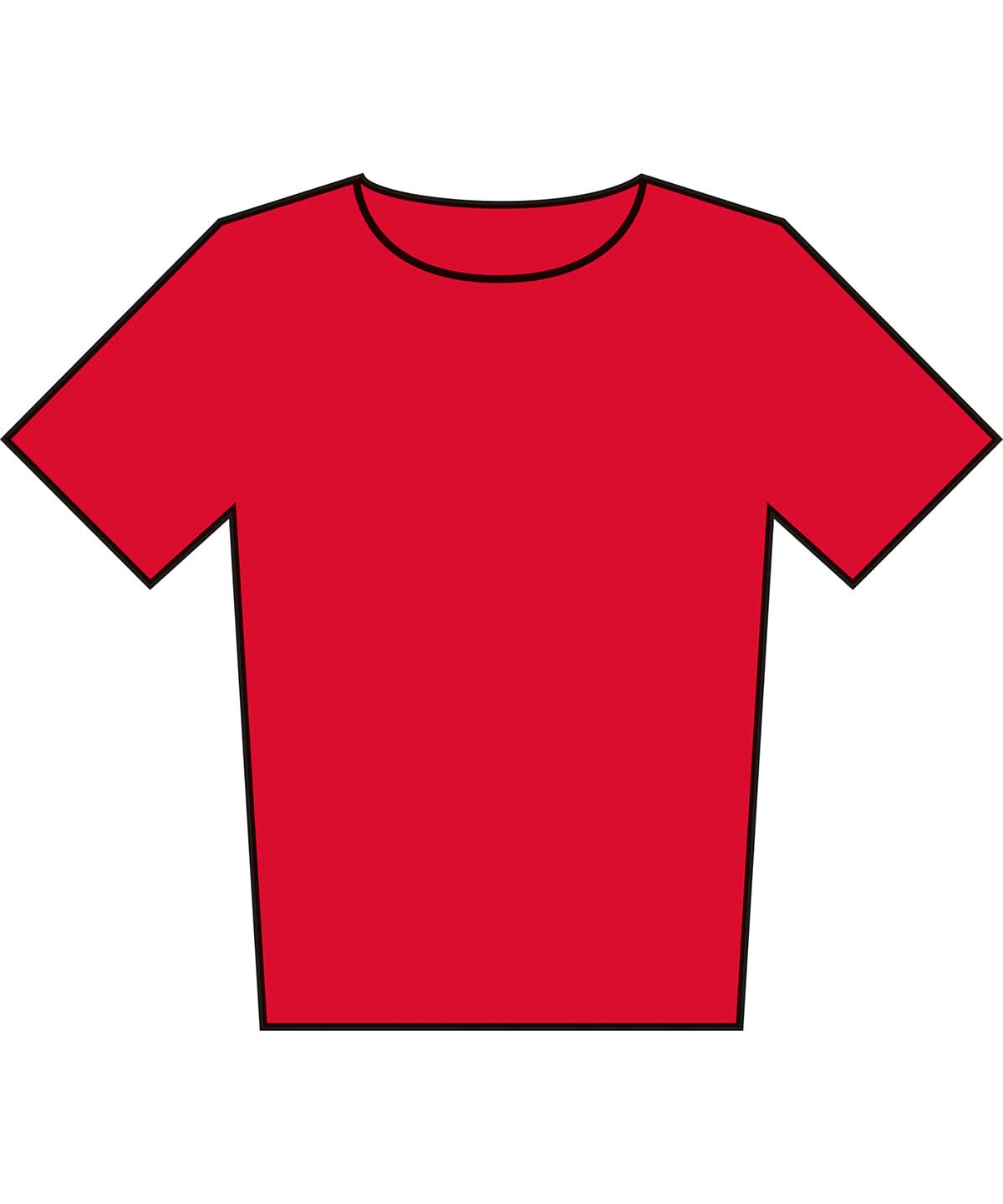 Fruit of the Loom Fruit Of The Loom Kids Iconic 195 T SS436 - Red - Customisable T-Shirts
