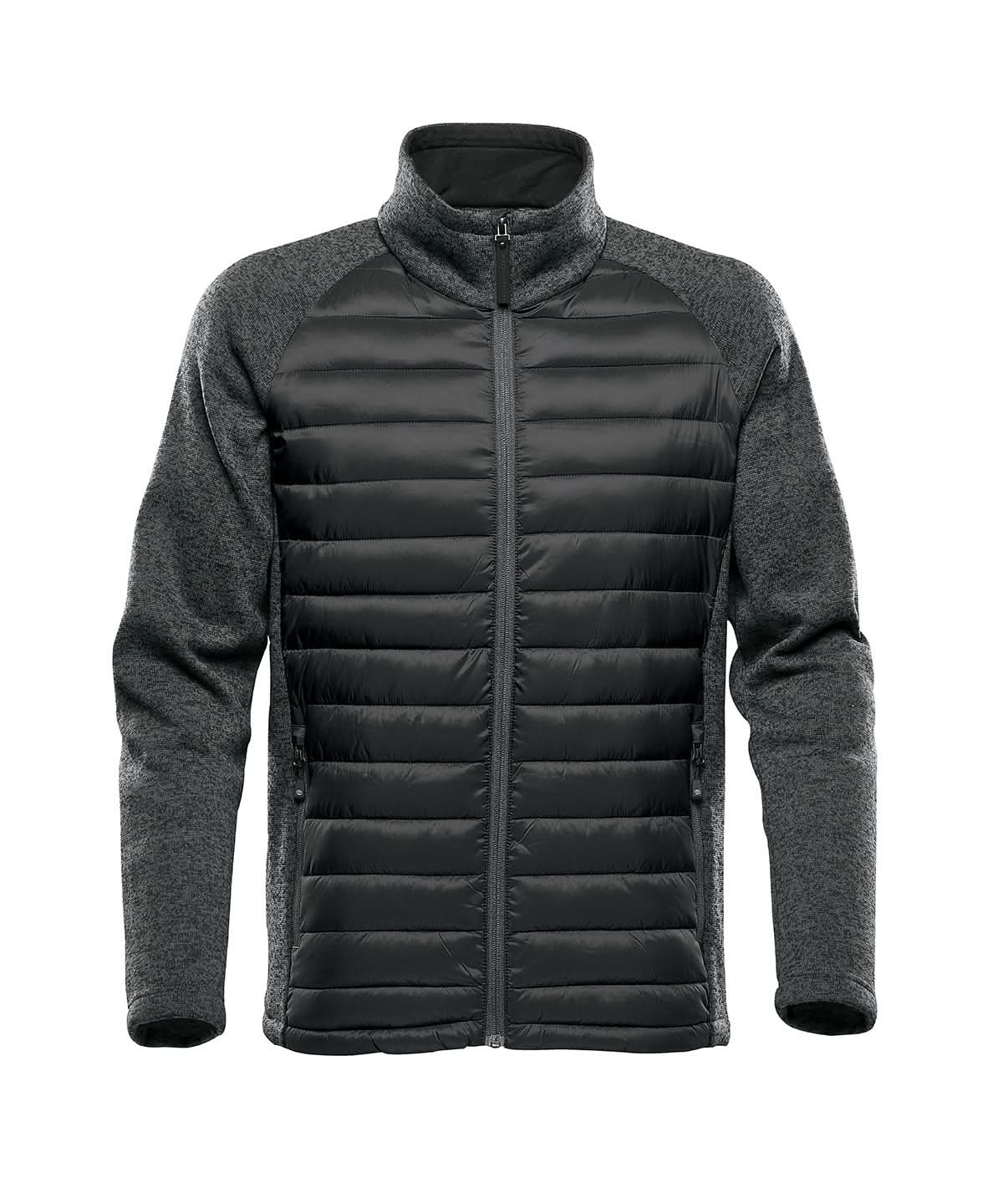 Stormtech Narvik Hybrid Jacket ST198 - Black Dolphin Heather - Customisable Jacket