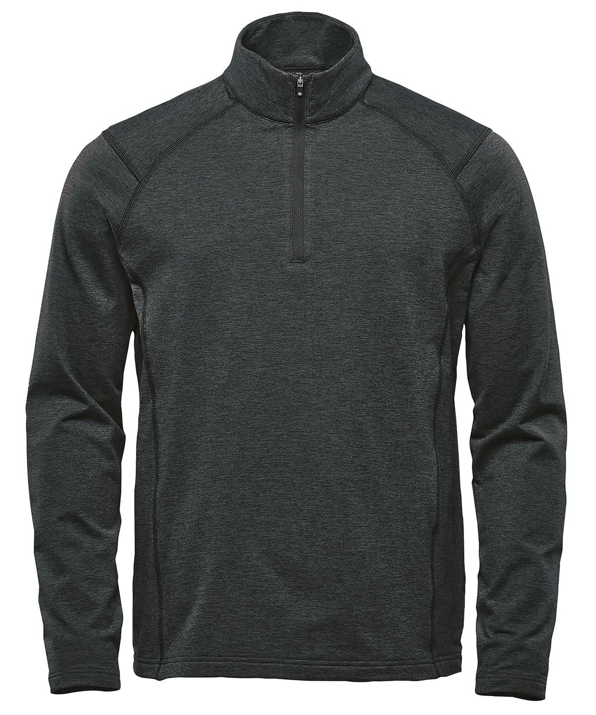 Stormtech Treeline Zip Fleece ST202 - Black Heather - Customisable Fleece