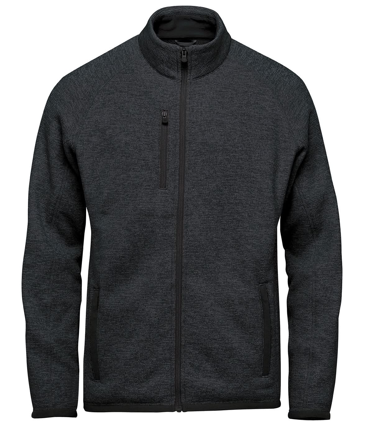 Stormtech Avalante Full Zip Fleece Jacket ST204 - Black Heather - Customisable Jacket