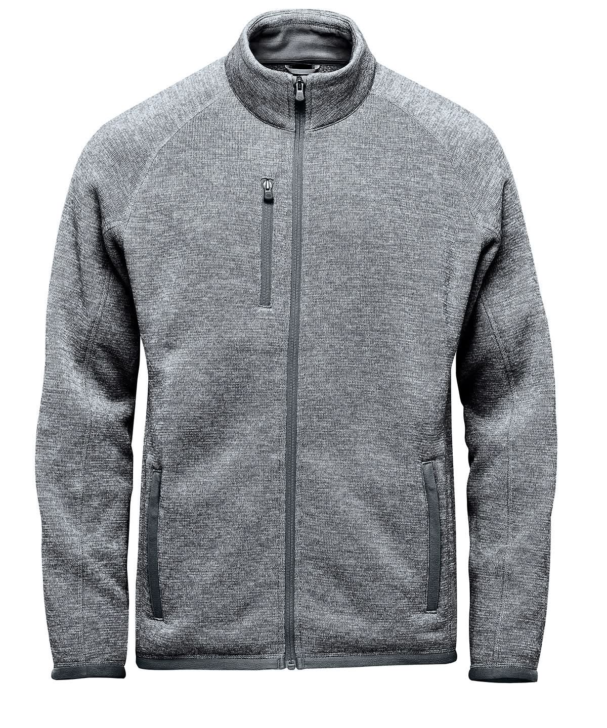 Stormtech Avalante Full Zip Fleece Jacket ST204 - Granite Heather - Customisable Jacket
