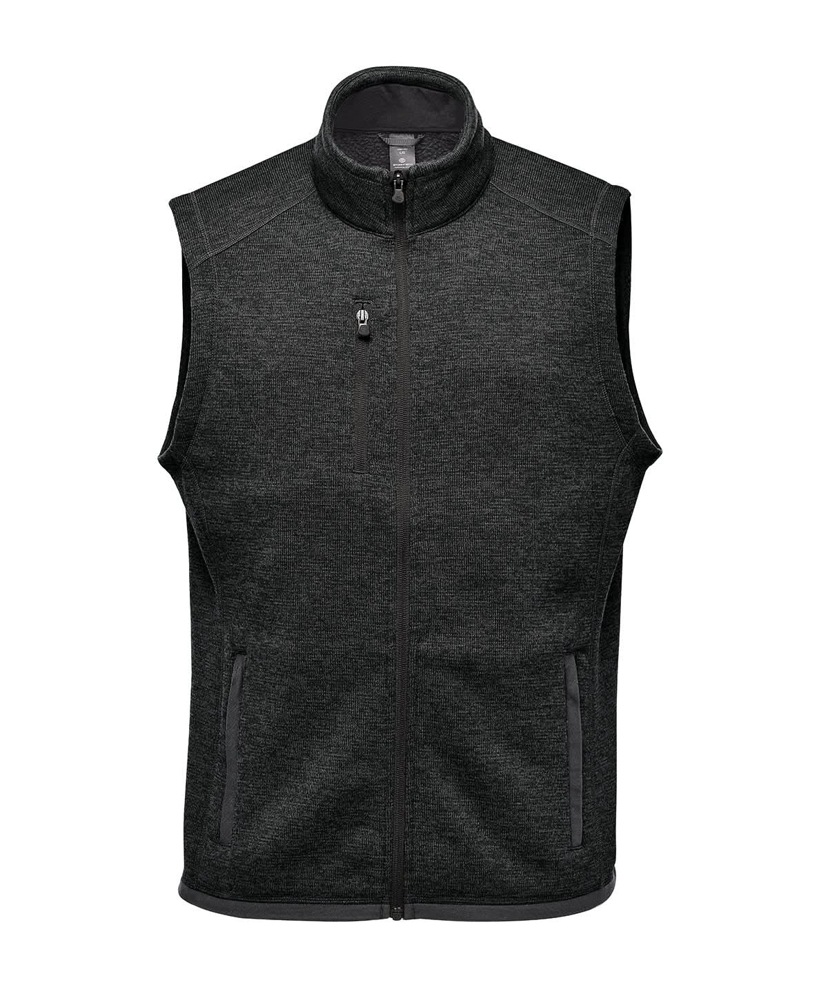 Stormtech Avalante Fleece Vest ST206 - Black Heather - Customisable Gilets & Body Warmers