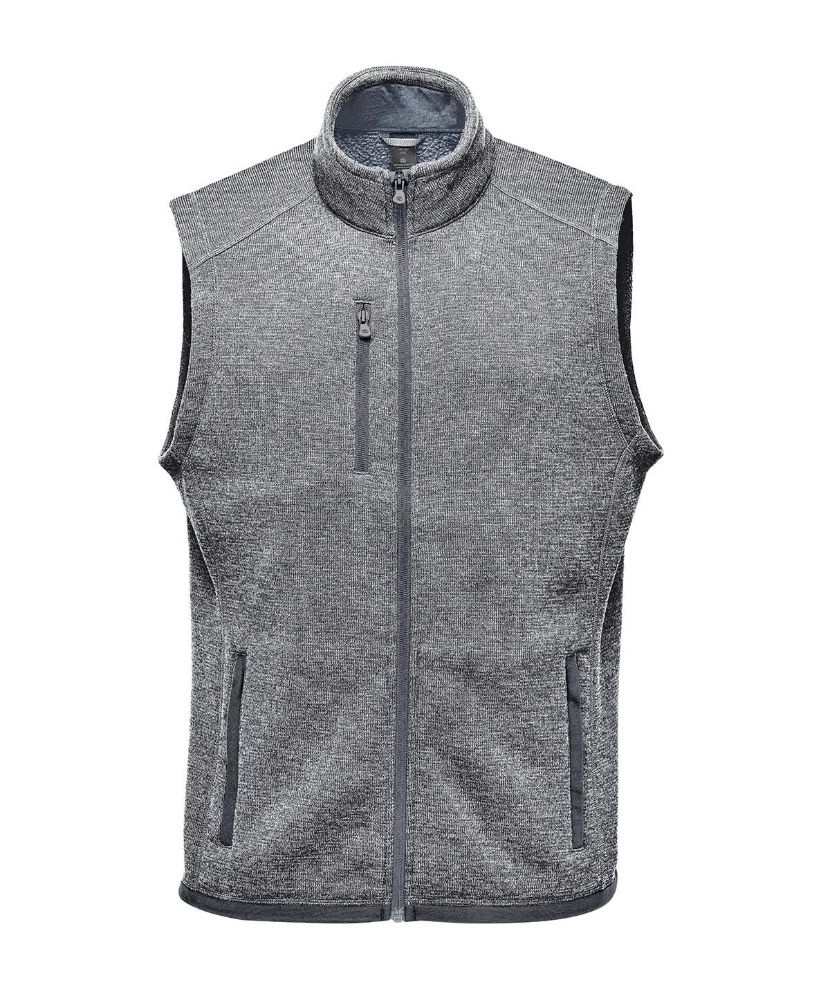 Stormtech Avalante Fleece Vest ST206 - Granite Heather - Customisable Gilets & Body Warmers