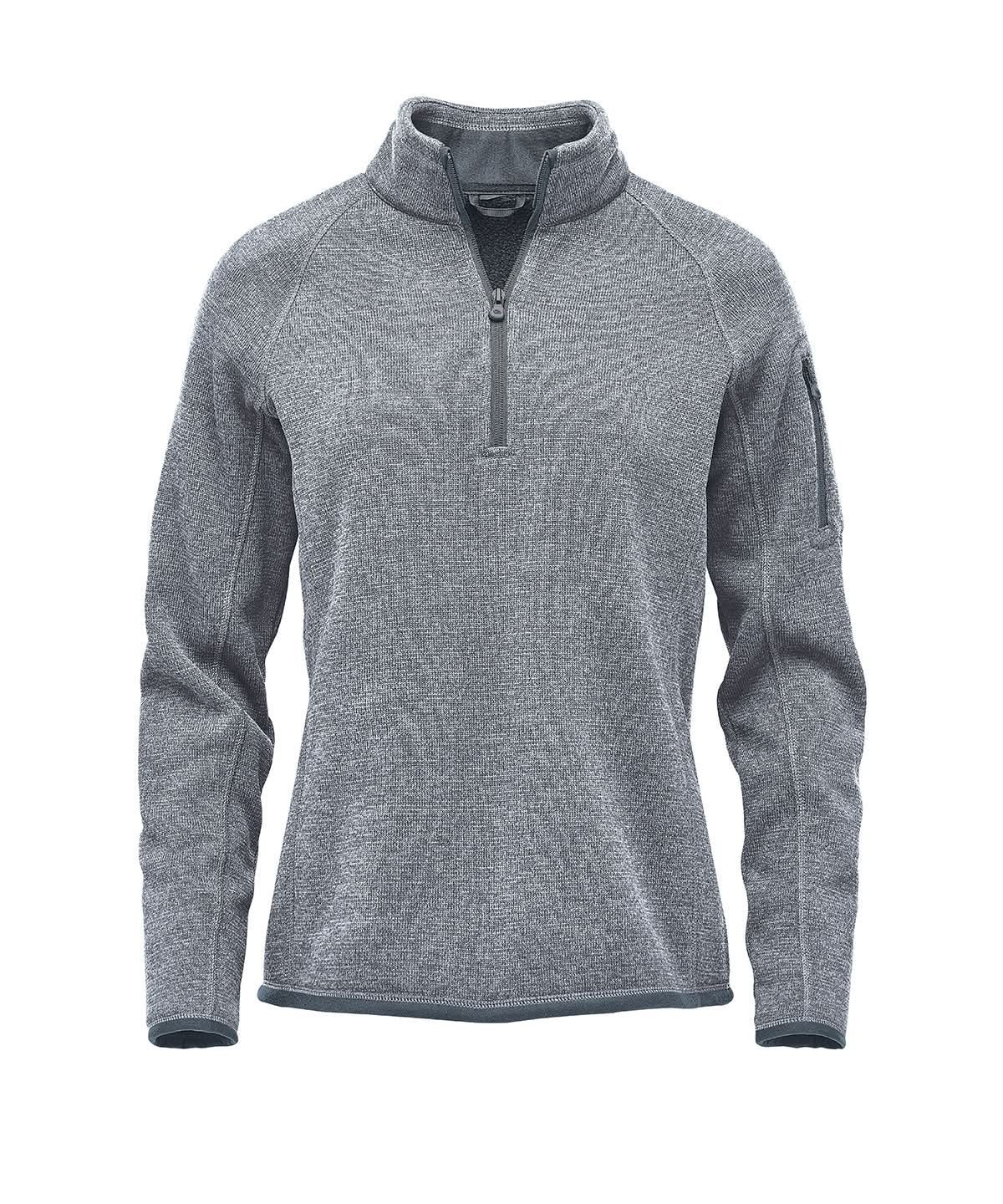 Stormtech WomenS Avalante Zip Fleece ST209 - Granite Heather - Customisable Fleece