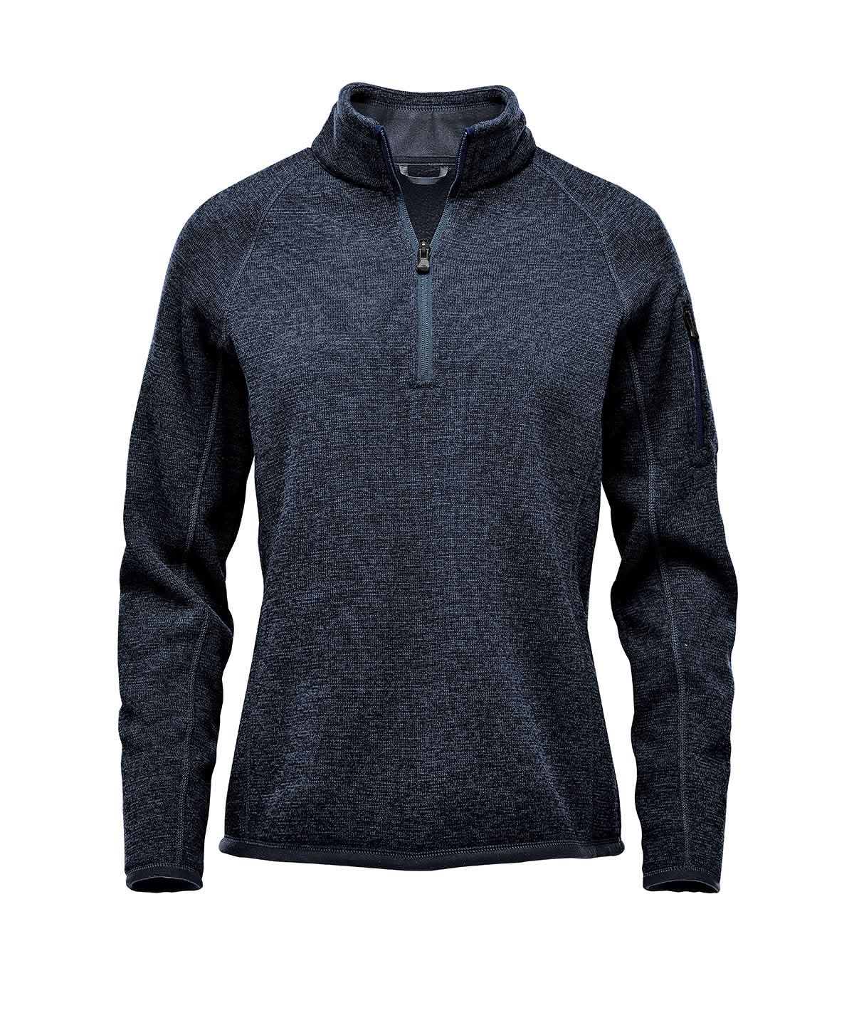 Stormtech WomenS Avalante Zip Fleece ST209 - Navy Heather - Customisable Fleece