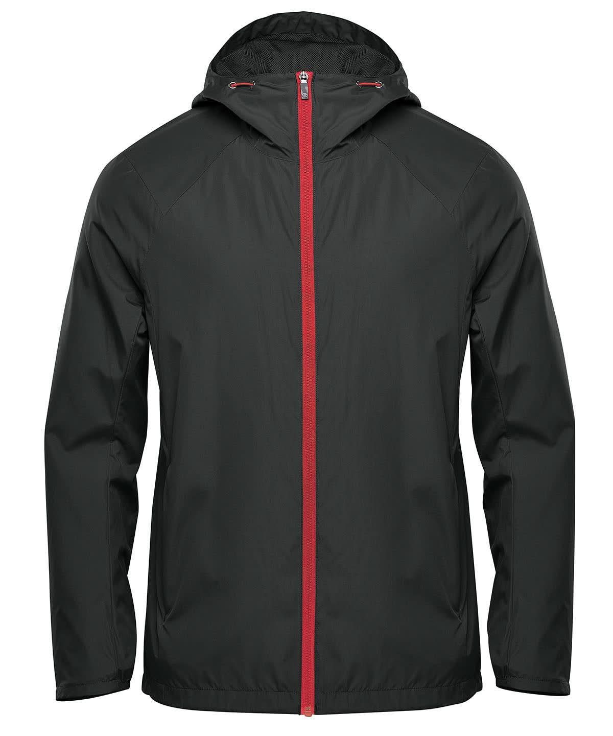 Stormtech Pacifica Lightweight Jacket ST210 - Black Red - Customisable Jackets
