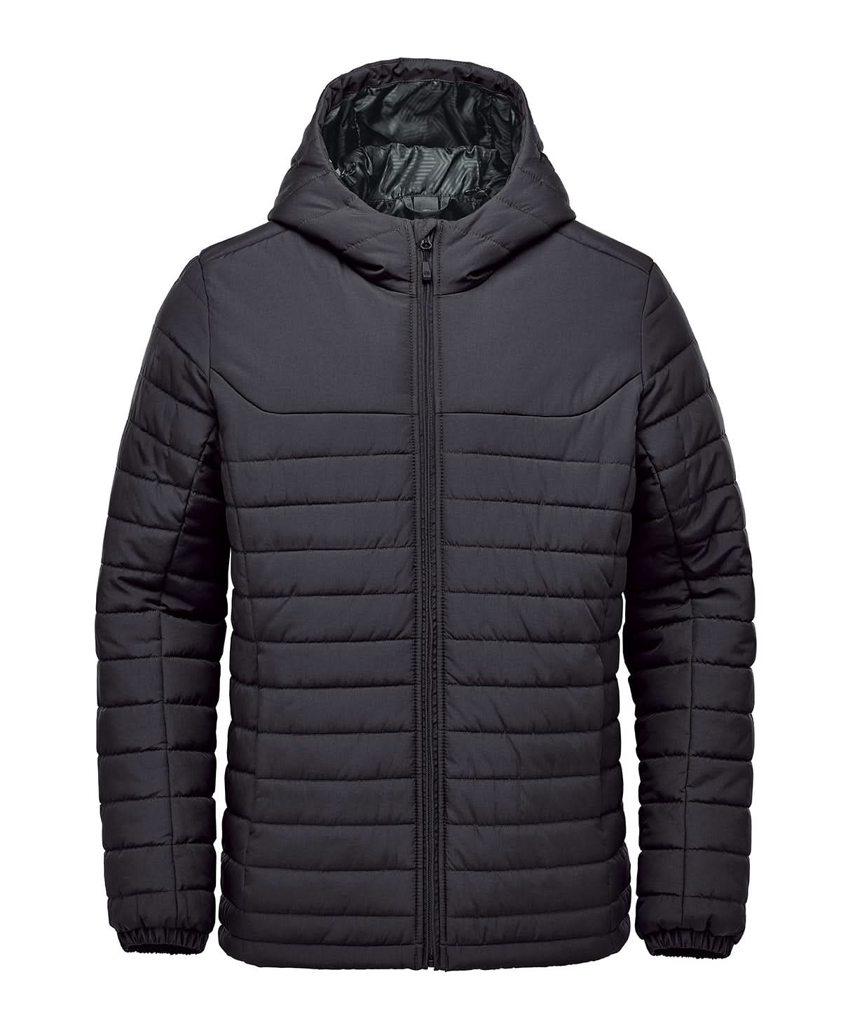 Stormtech Nautilus Quilted Hooded Jacket ST212 - Black - Customisable Jackets