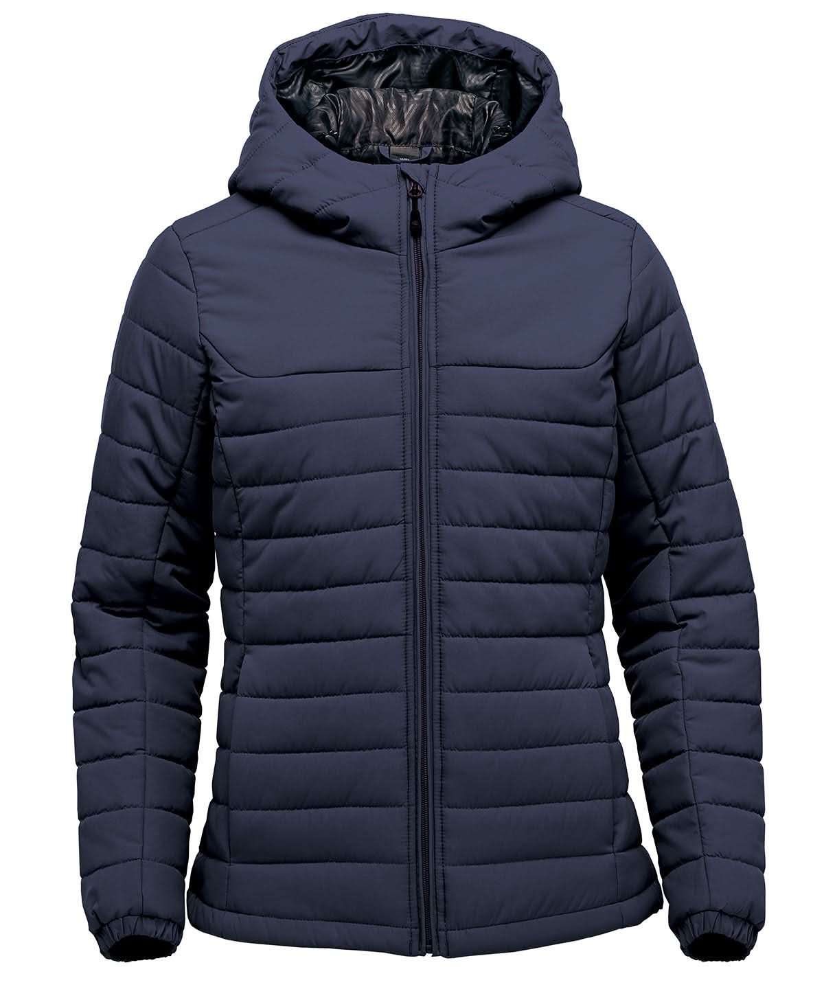 Stormtech WomenS Nautilus Quilted Hooded Jacket ST213 - Navy - Customisable Jackets
