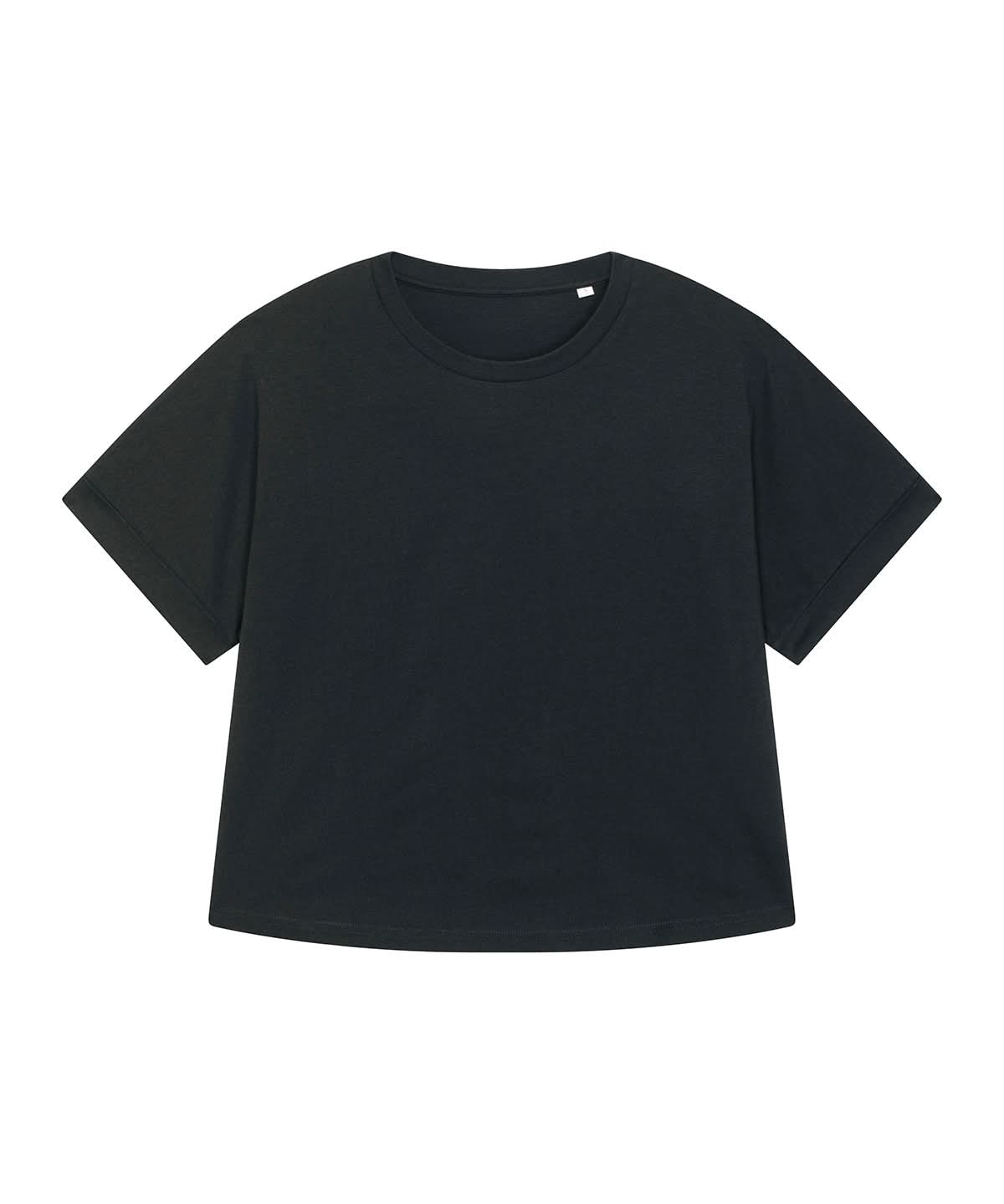 Stanley/Stella Stella Collider oversized womens t shirt STTW089 SX198 - Black - Customisable T-Shirts