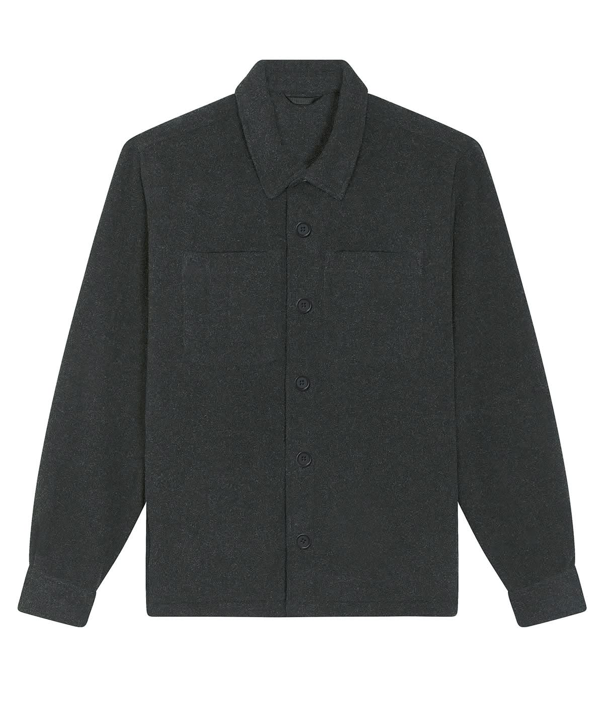Stanley/Stella Unisex River shirt jacket STJU845 SX205 - Dark Heather Grey - Customisable Jacket