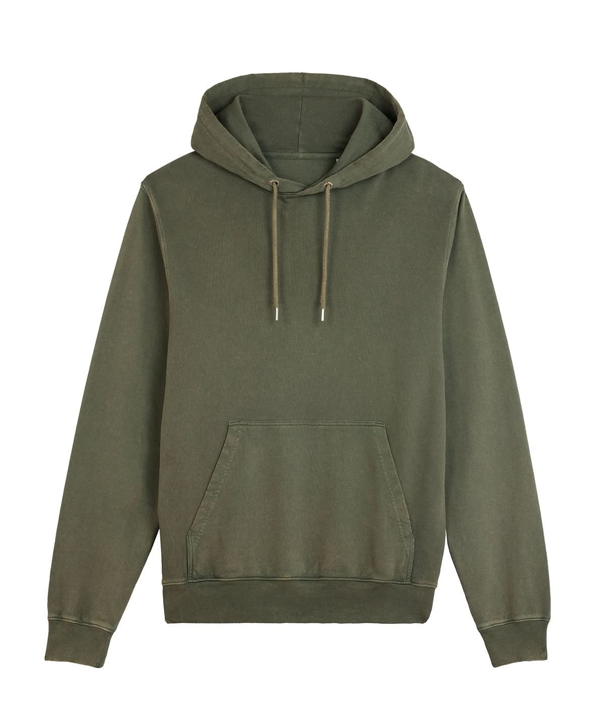 Stanley/Stella Unisex Archer vintage hoodie sweatshirt STSU040 SX226 - Garment Dyed Khaki - Customisable Hoodies