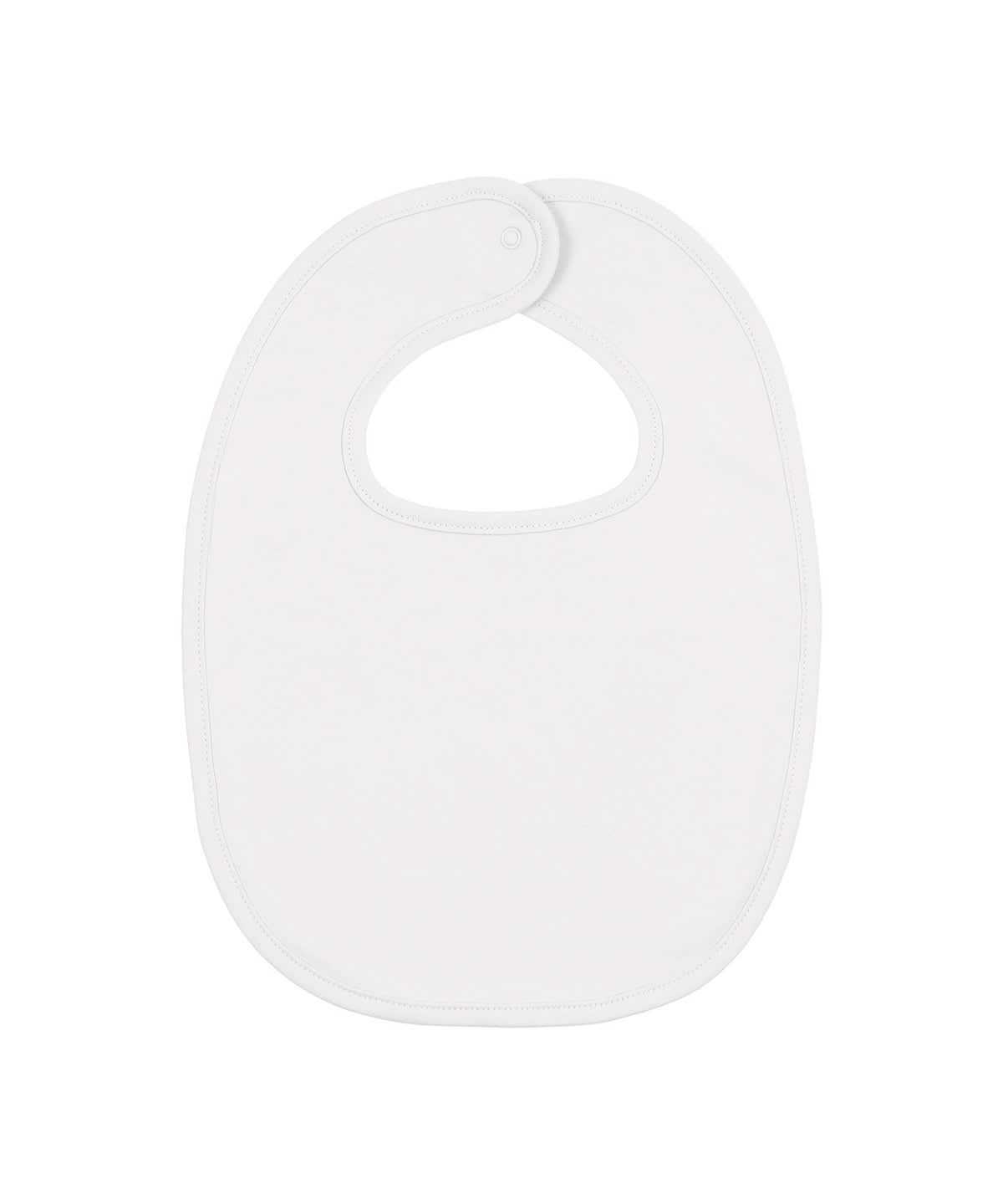 Stanley/Stella Baby bib STAU029 SX227 - White One size - Customisable Bibs