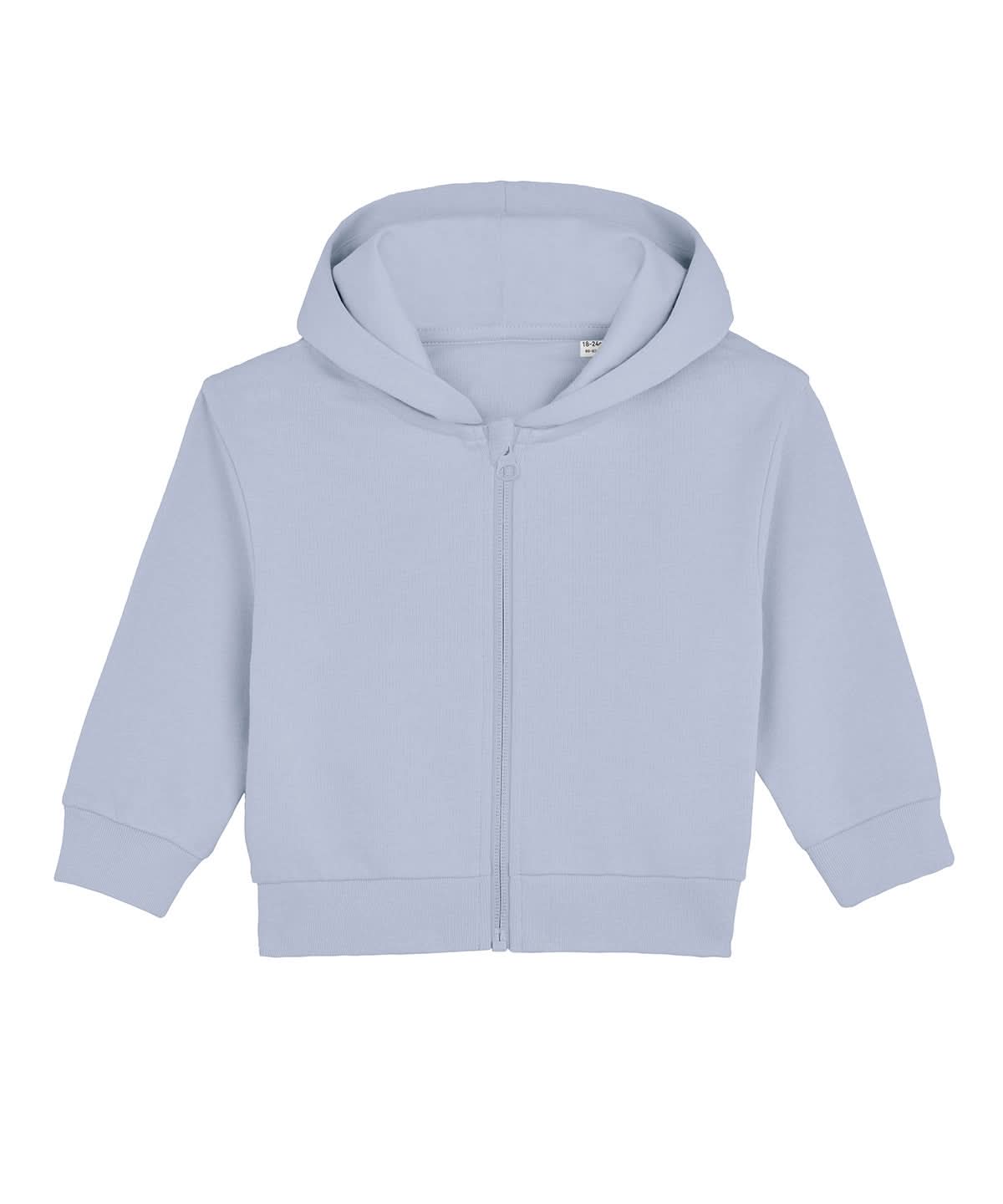 Stanley/Stella Baby Connector hoodie zip through sweatshirt STSB105 SX229 - Serene Blue - Customisable Hoodies