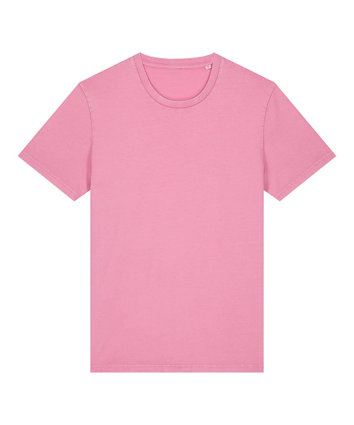 Stanley/Stella Unisex Crafter Iconic Mid Light T Shirt STTU170 Garment Dyed Bubble Pink SX236 - Garment Dyed Bubble Pink - Customisable T-Shirt
