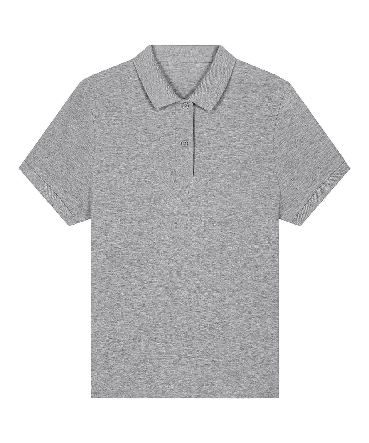 Stanley/Stella Stella Coaster STPW977 SX265 - Heather Grey - Customisable Polos