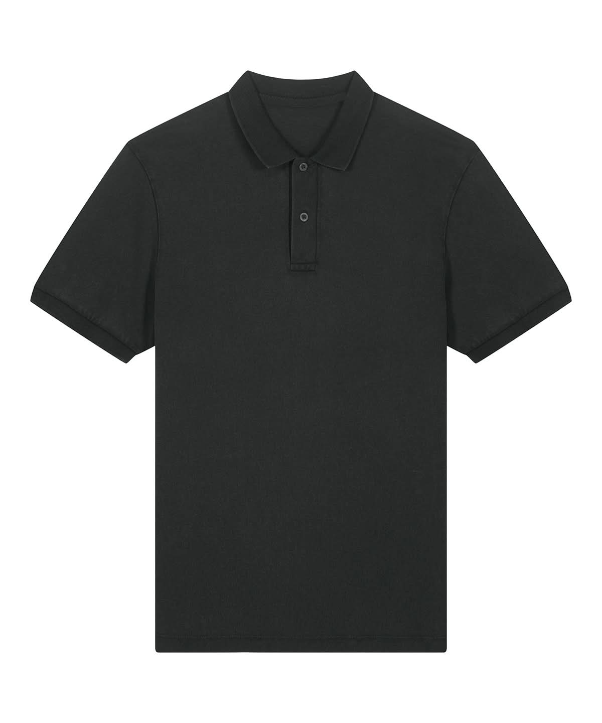 Stanley/Stella Coaster Vintage STPU252 SX266 - Garment Dyed Black Rock - Customisable Polos