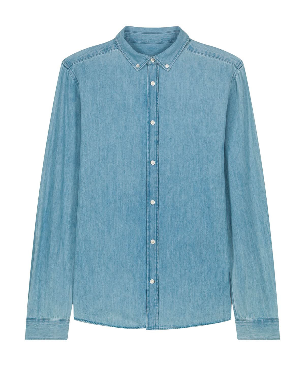 Stanley/Stella Stanley denim shirt STWM967 SX267 - Light Wash - Customisable T-Shirts