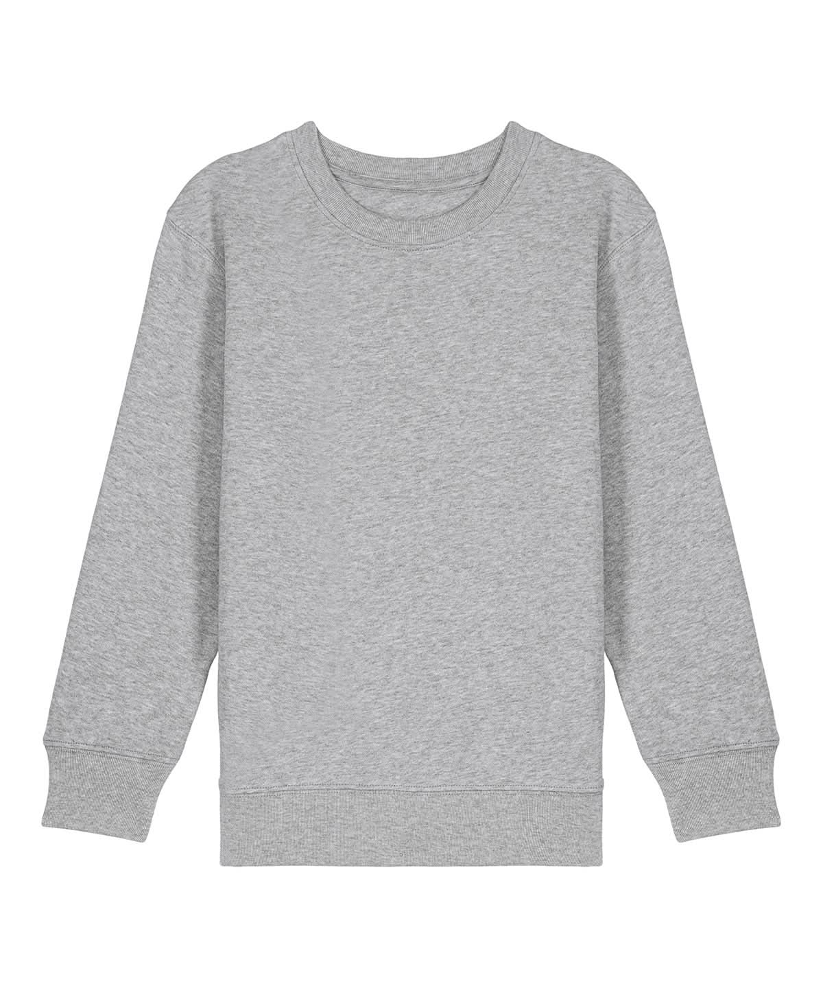 Stanley/Stella Kids Mini Changer 20 iconic crew neck sweatshirt STSK181 SX704 - Heather Grey - Customisable Sweatshirts