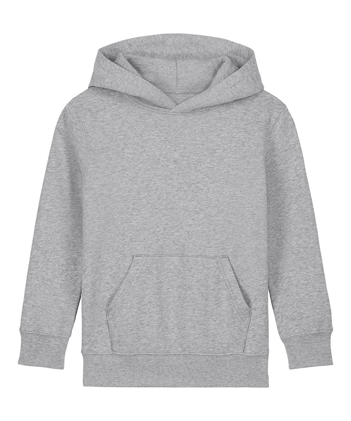 Stanley/Stella Kids Mini Cruiser 20 Iconic Hoodie Sweatshirt STSK180 Heather Grey SX706 - Heather Grey - Customisable Hoodies