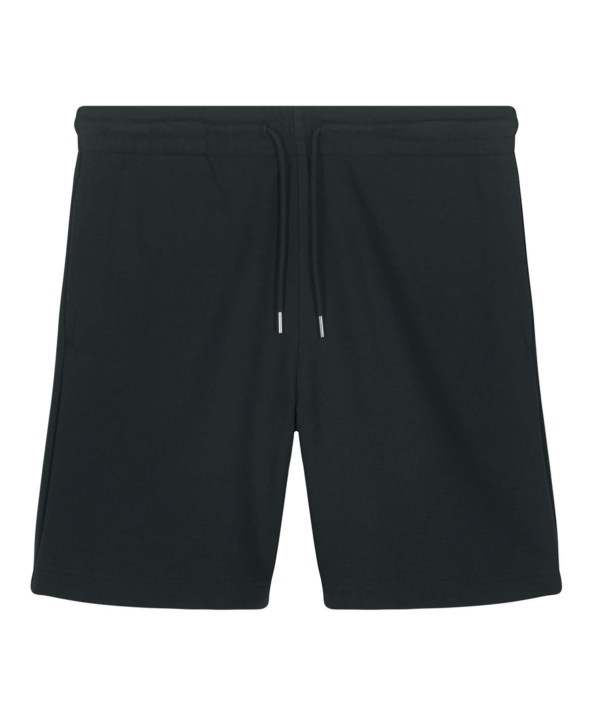 Stanley/Stella Unisex Trainer 20 jogger shorts STBU186 SX722 - Black - Customisable Shorts