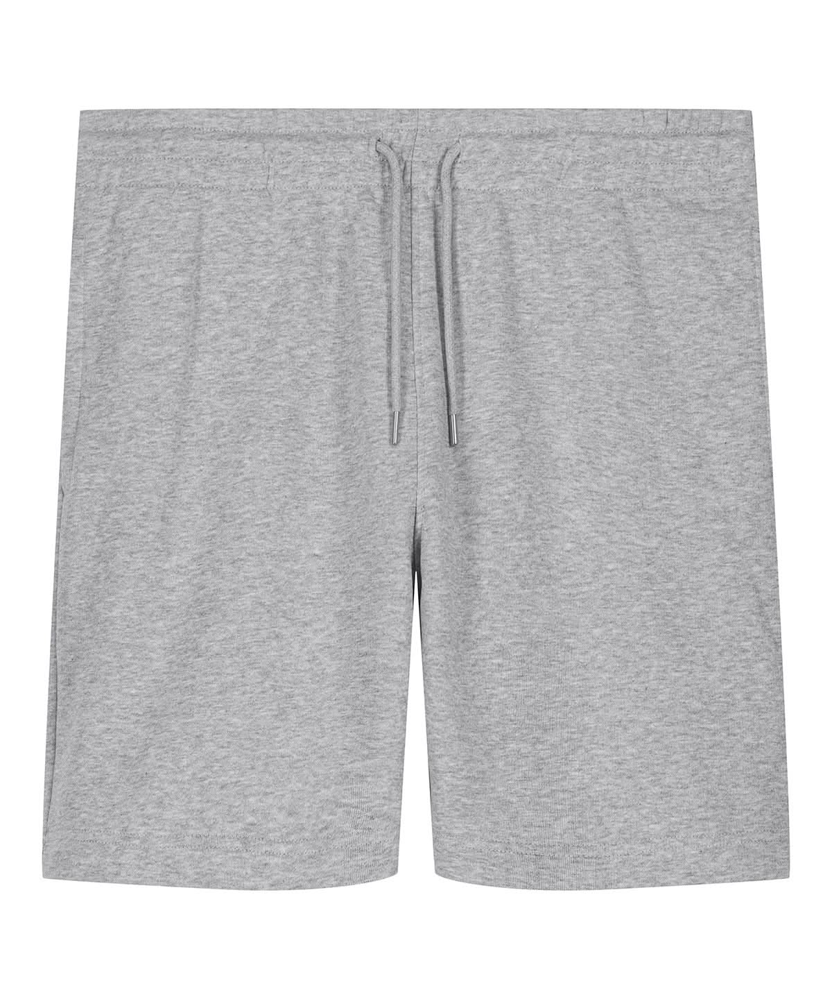 Stanley/Stella Unisex Trainer 20 jogger shorts STBU186 SX722 - Heather Grey - Customisable Shorts