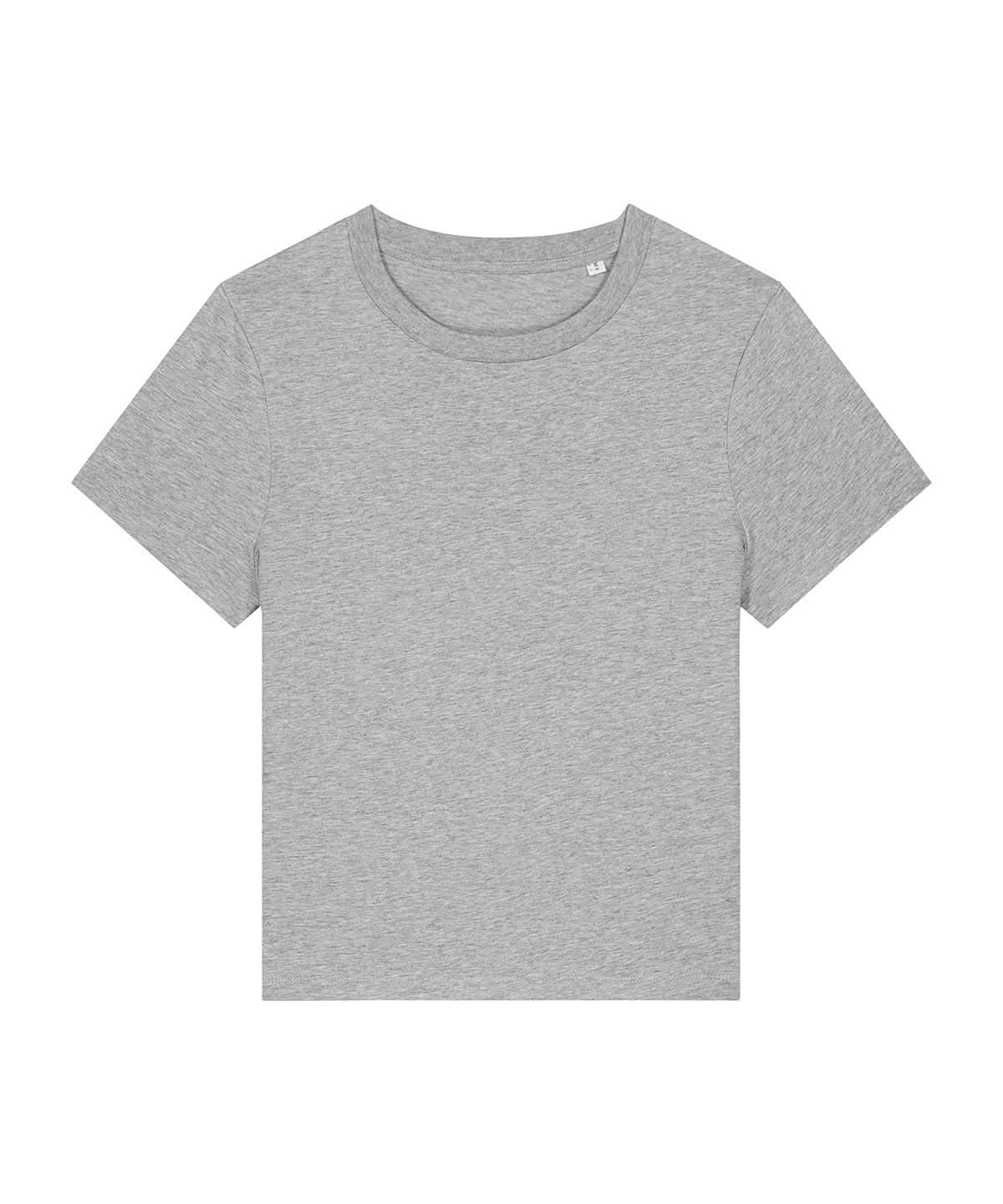 Stanley/Stella Womens Stella Muser Iconic T Shirt STTW172 Heather Grey SX768 - Heather Grey - Customisable T-Shirts