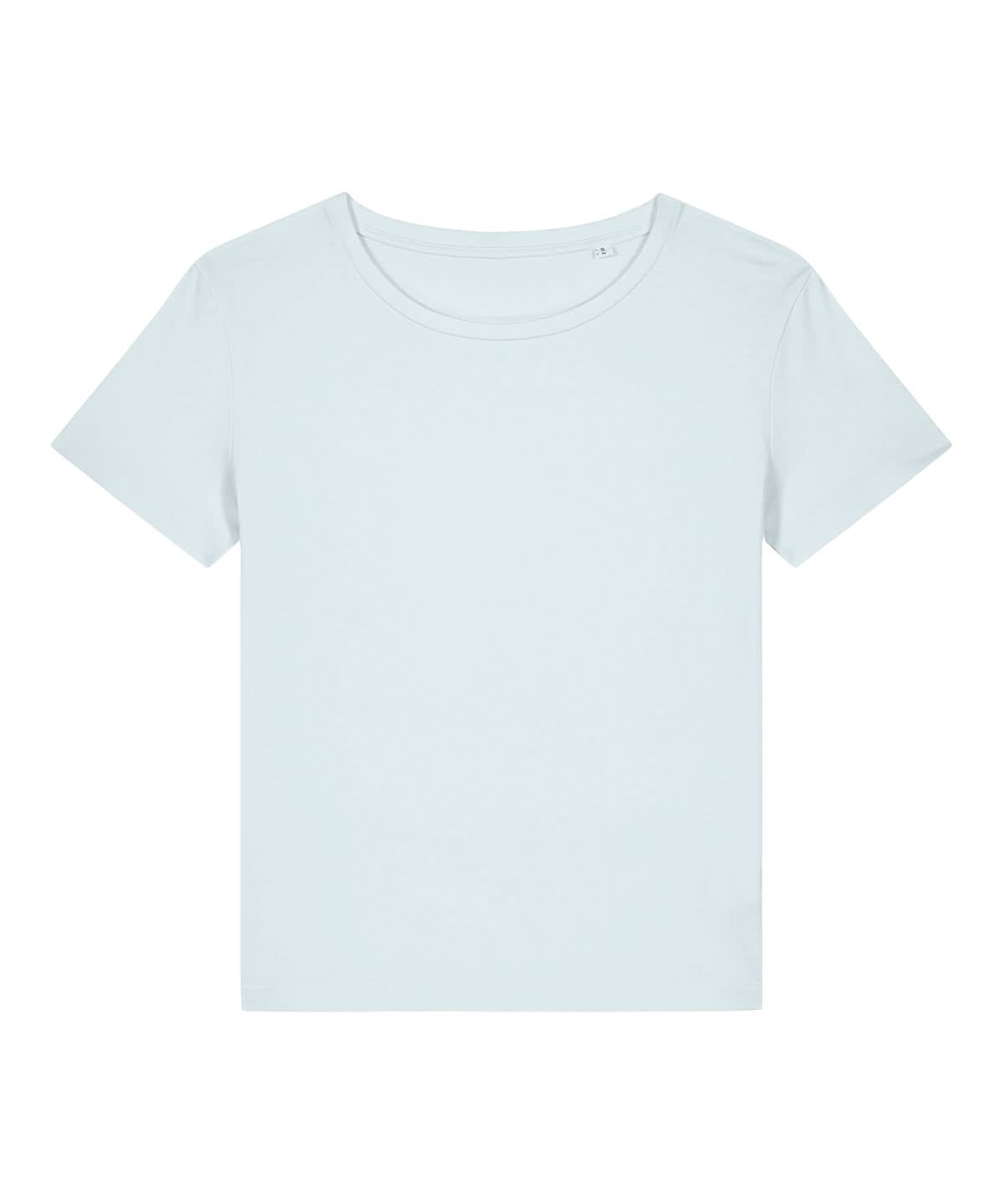 Stanley/Stella Womens Stella Serena Iconic Mid Light T Shirt STTW173 Blue Ice SX781 - Blue Ice - Customisable T-Shirts