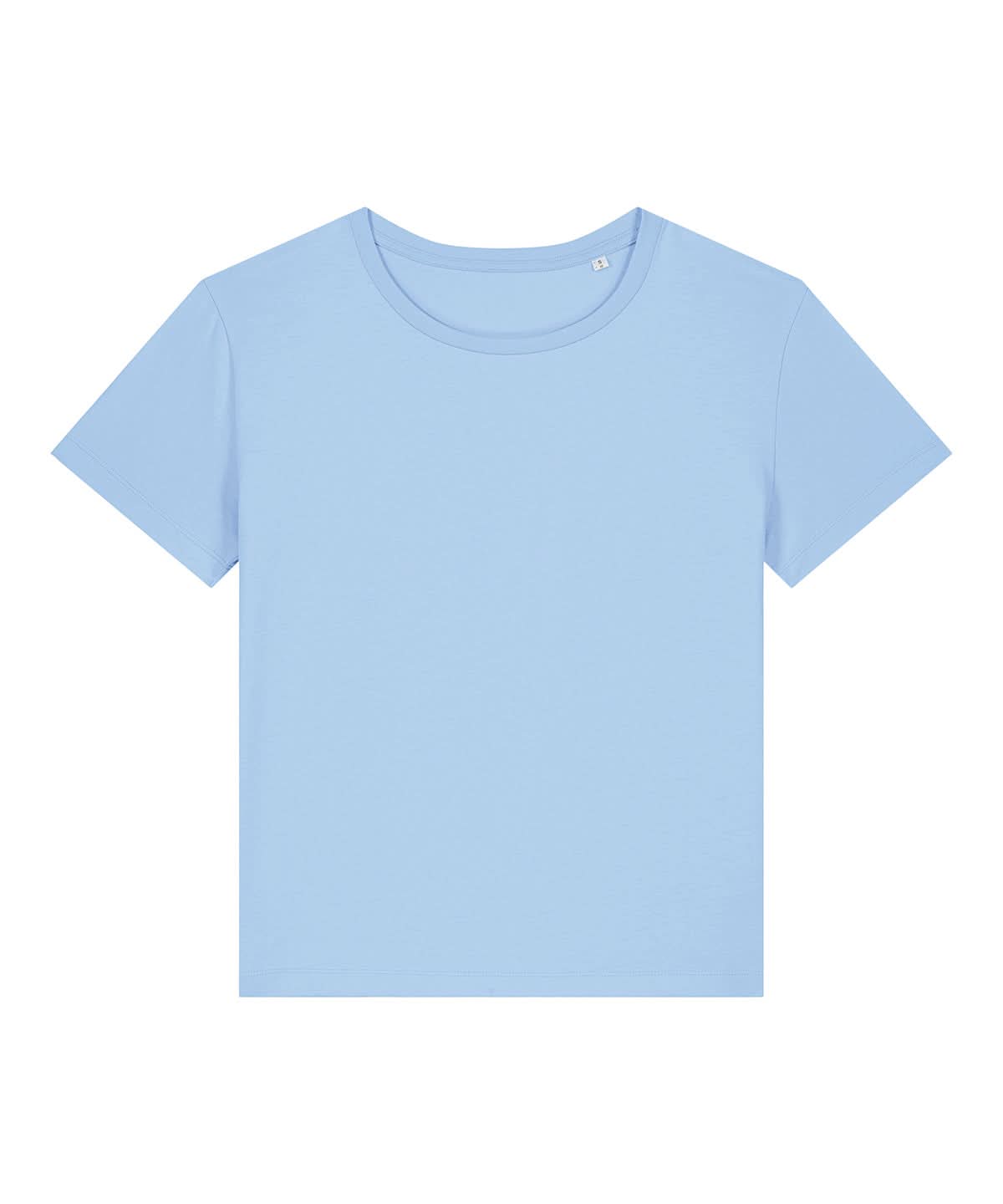 Stanley/Stella Womens Stella Serena Iconic Mid Light T Shirt STTW173 Blue Soul SX781 - Blue Soul - Customisable T-Shirts