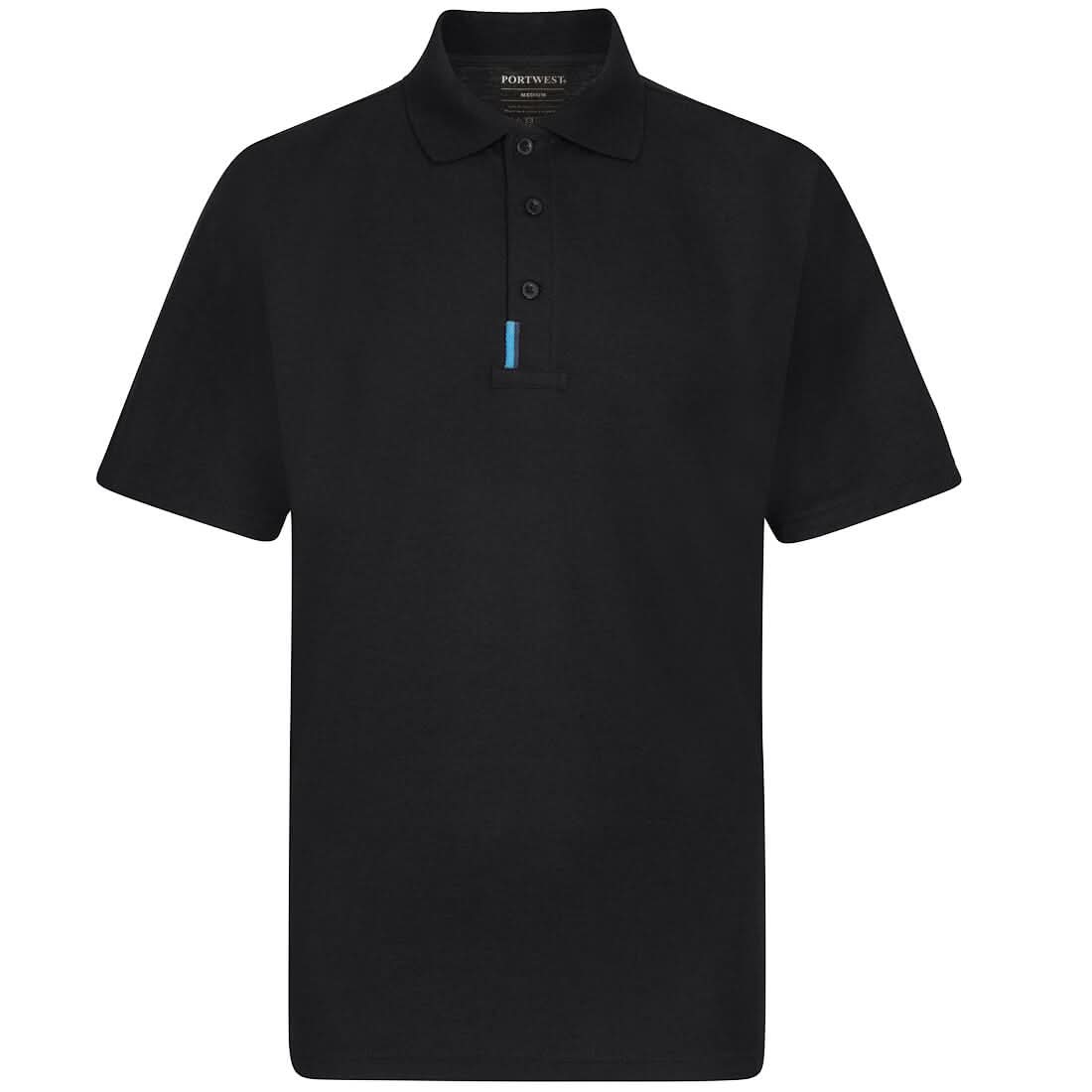 Portwest Wx3 Polo Shirt T720 - Black - Customisable Polos