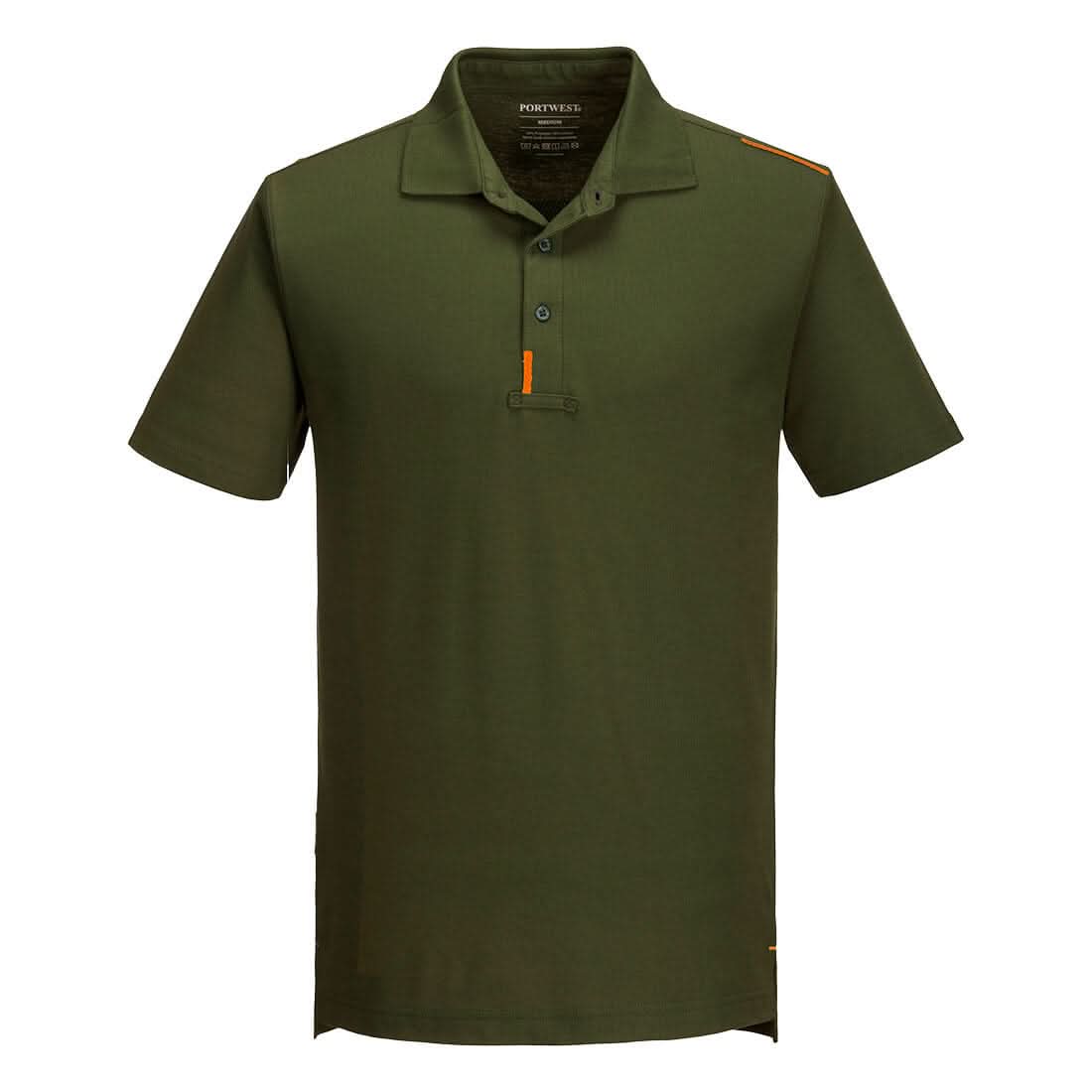 Portwest Wx3 Polo Shirt T720 - Olive Green - Customisable Polos