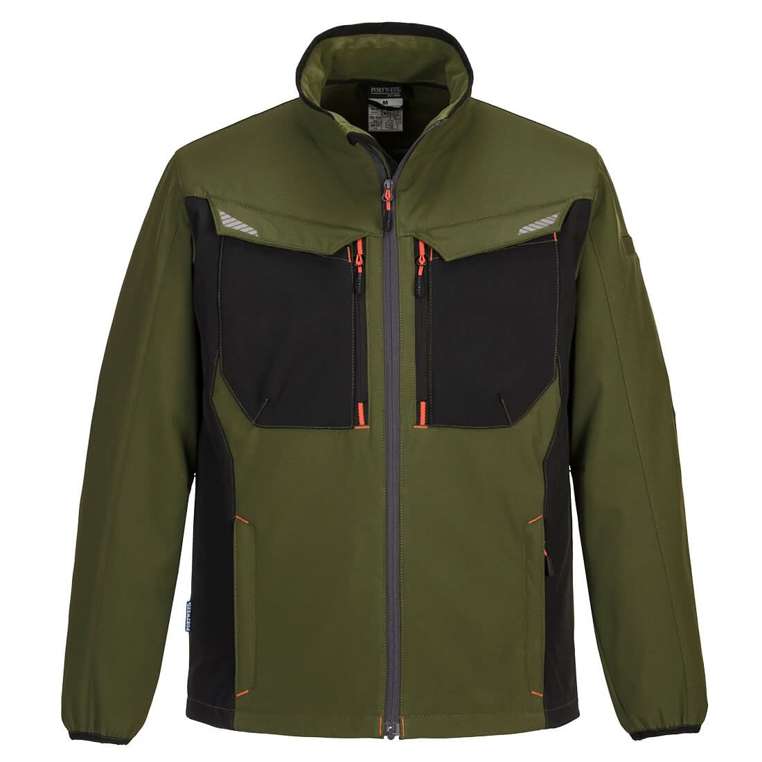 Portwest Wx3 Softshell 3L T750 - Olive Green - Customisable Jackets