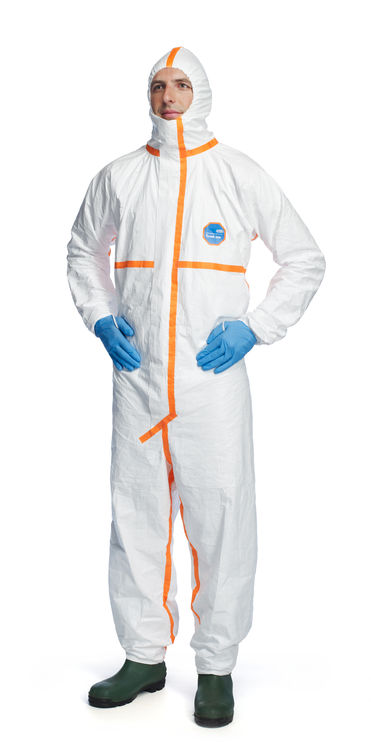 Tyvek800 Tyvek® J Hooded Coverall - White - Customisable Coveralls