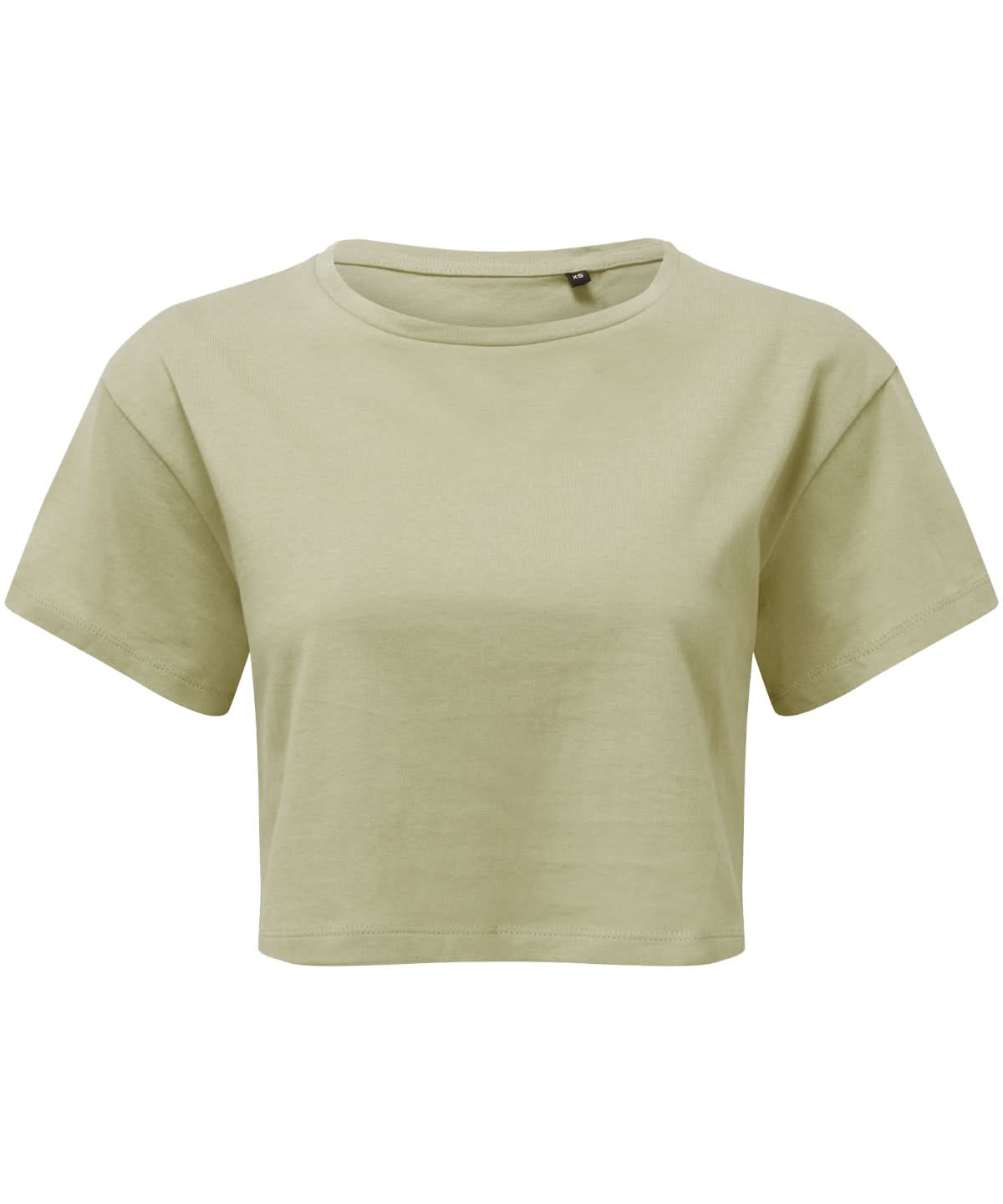 TriDri Tridri WomenS Crop Top TR019 - Sage Green - Customisable T-Shirts